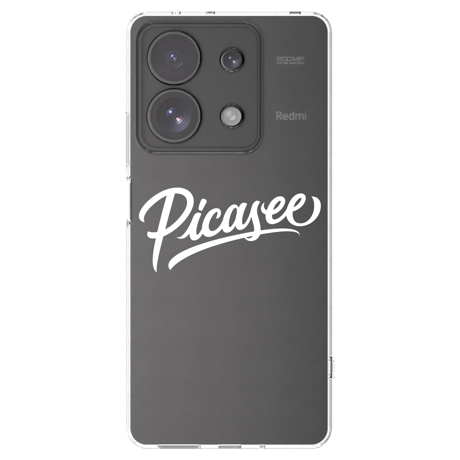 Picasee husă transparentă din silicon pentru Xiaomi Redmi Note 13 Pro 4G - Picasee - old logo - white