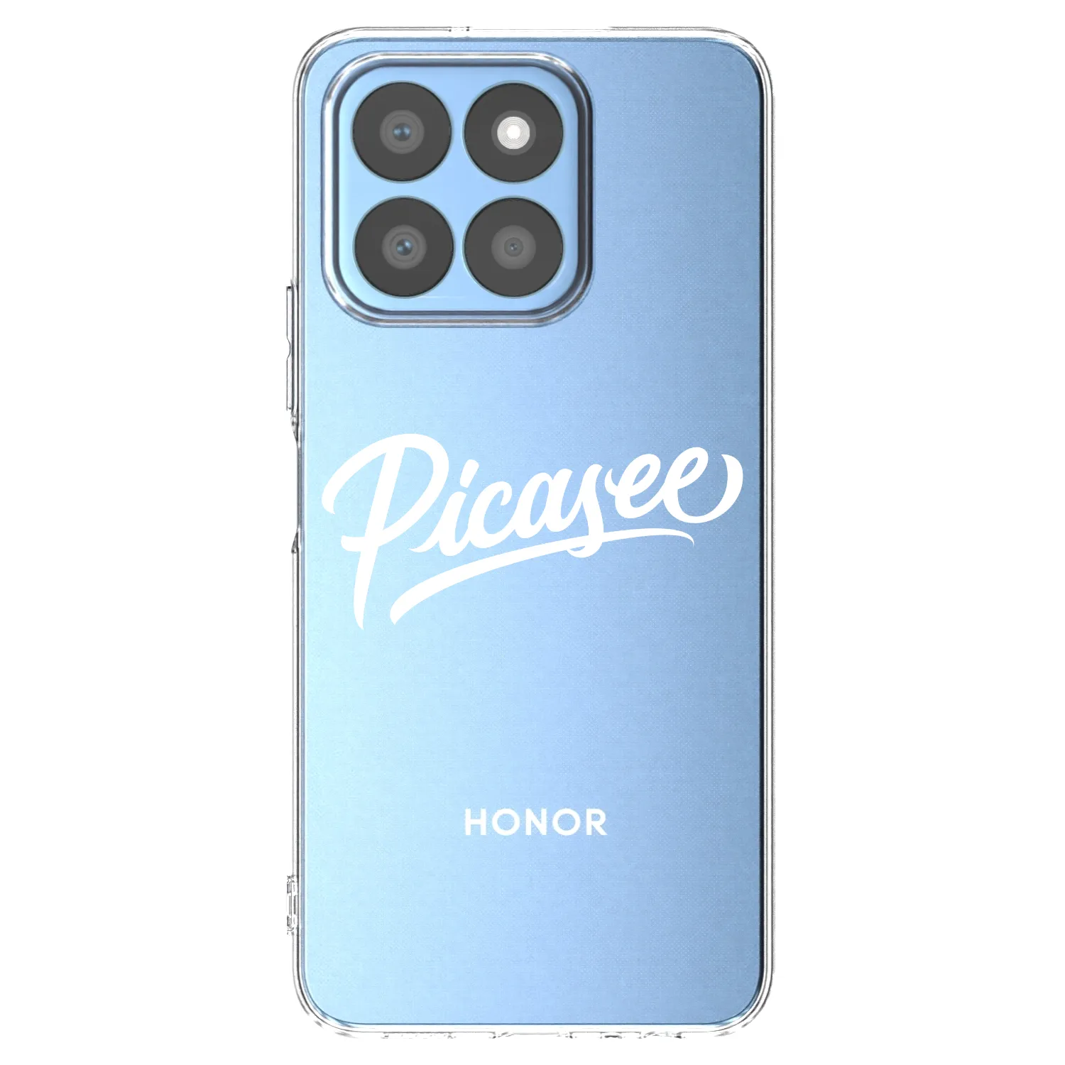 Picasee husă transparentă din silicon pentru Honor X8b - Picasee - old logo - white