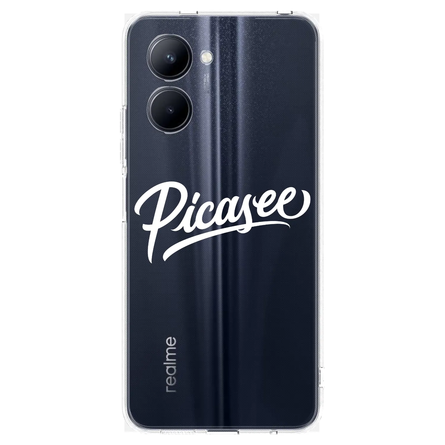Picasee husă transparentă din silicon pentru Realme C33 (2023) - Picasee - old logo - white