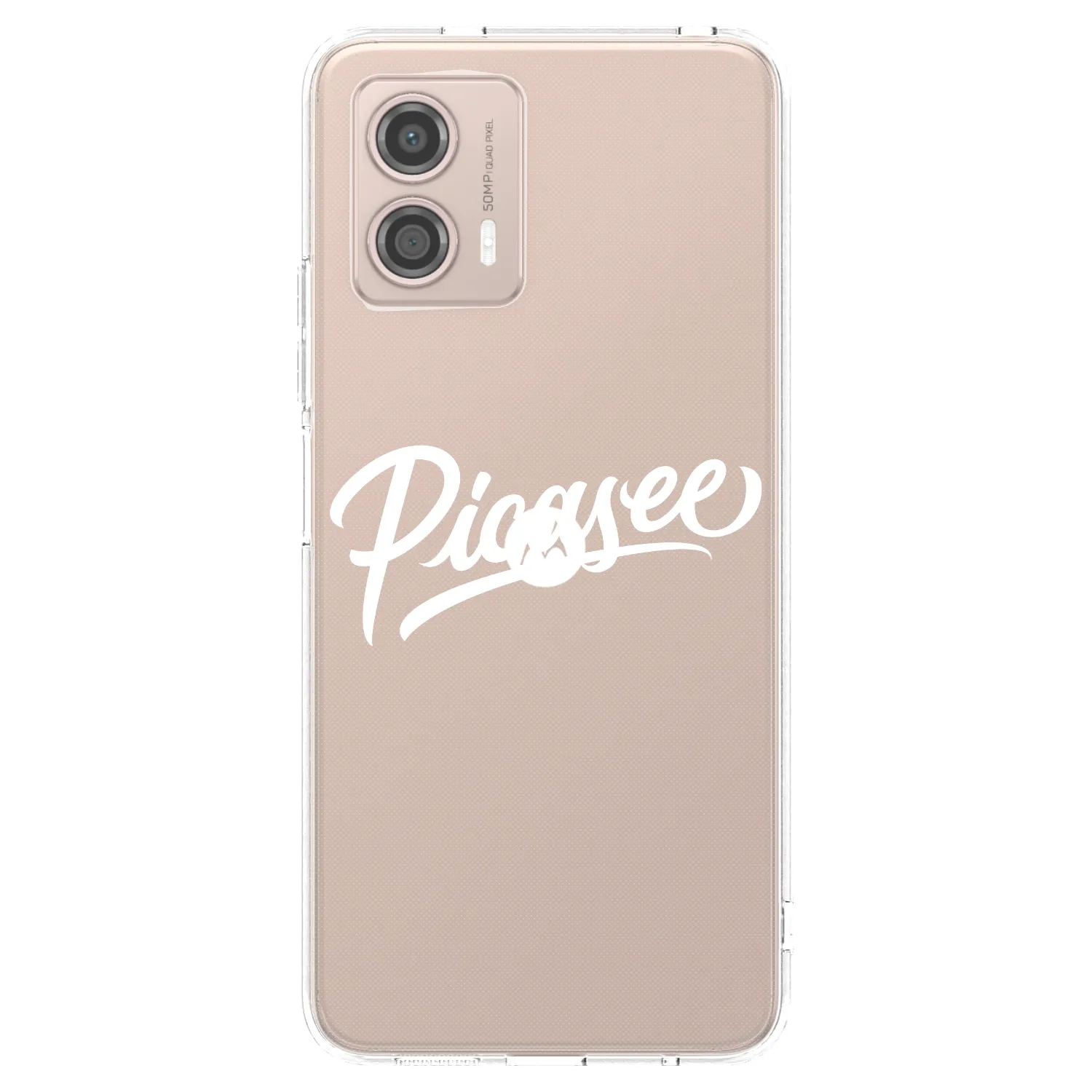 Picasee husă transparentă din silicon pentru Motorola Moto G53 5G - Picasee - old logo - white