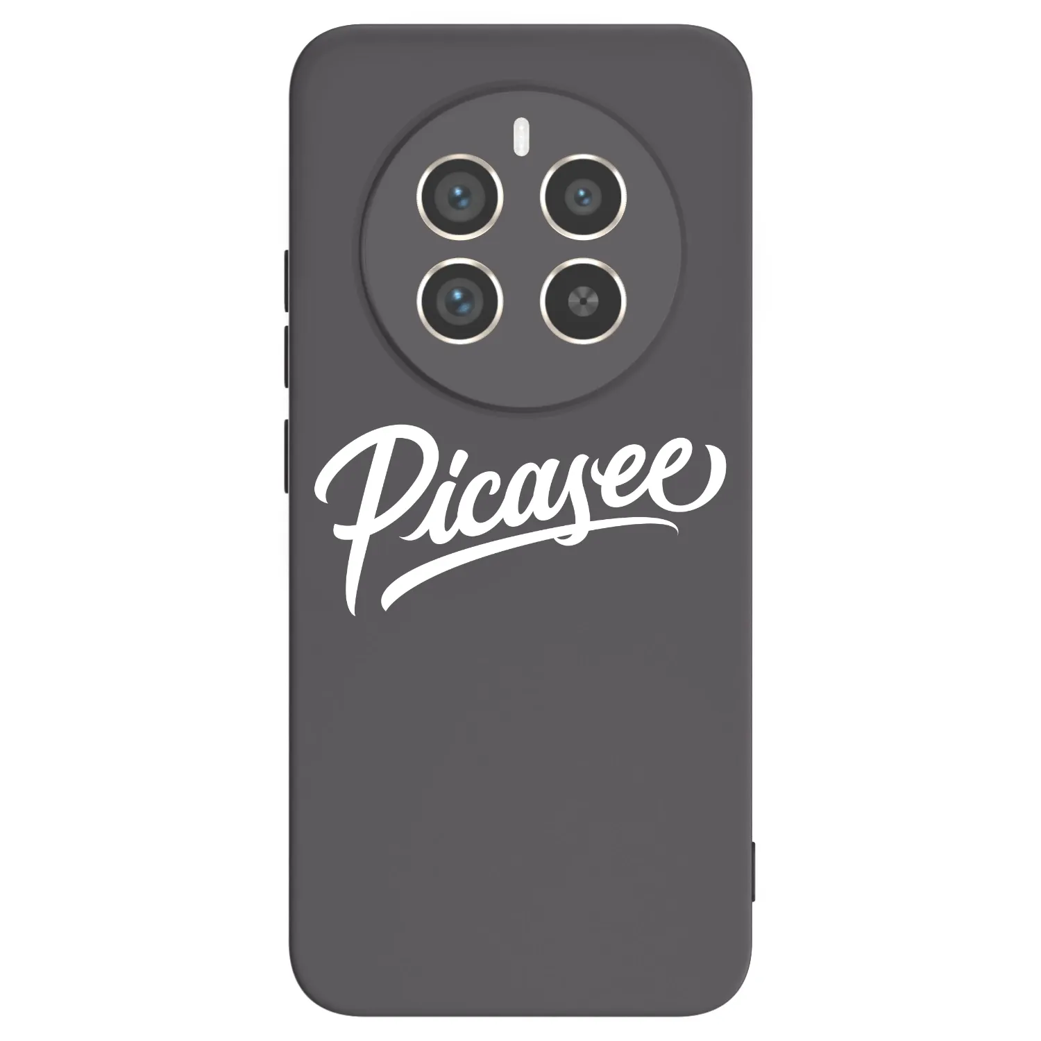 Picasee husă neagră din silicon pentru Realme 12 Pro 5G - Picasee - old logo - white