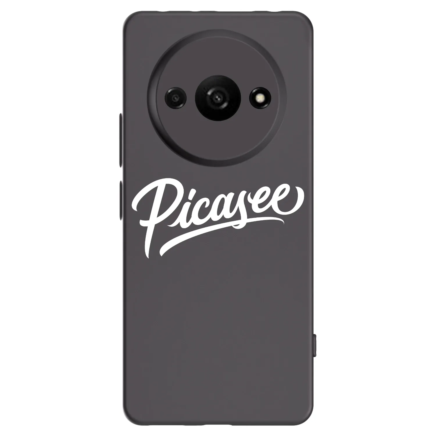 Picasee husă neagră din silicon pentru Xiaomi Redmi A3 - Picasee - old logo - white