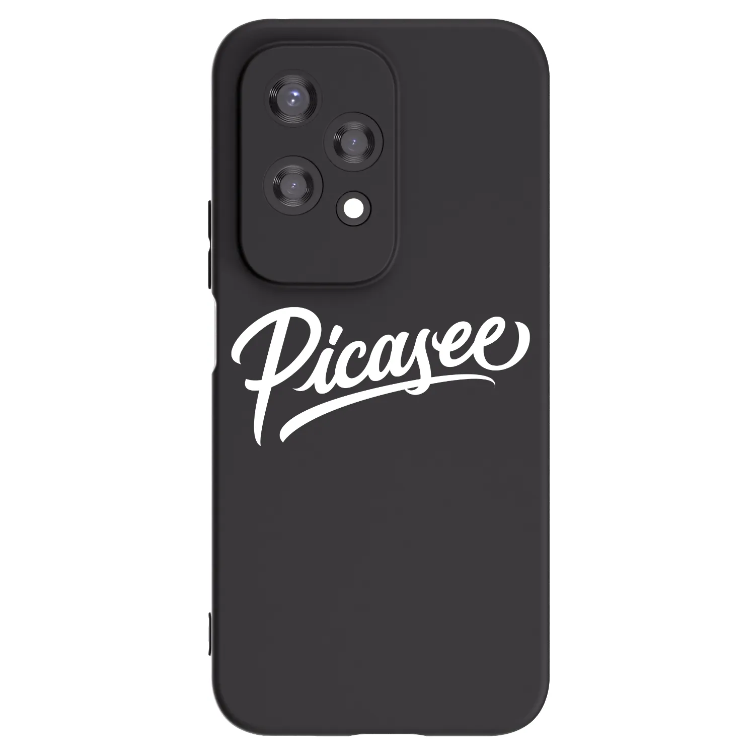Picasee husă neagră din silicon pentru Honor 200 Lite - Picasee - old logo - white