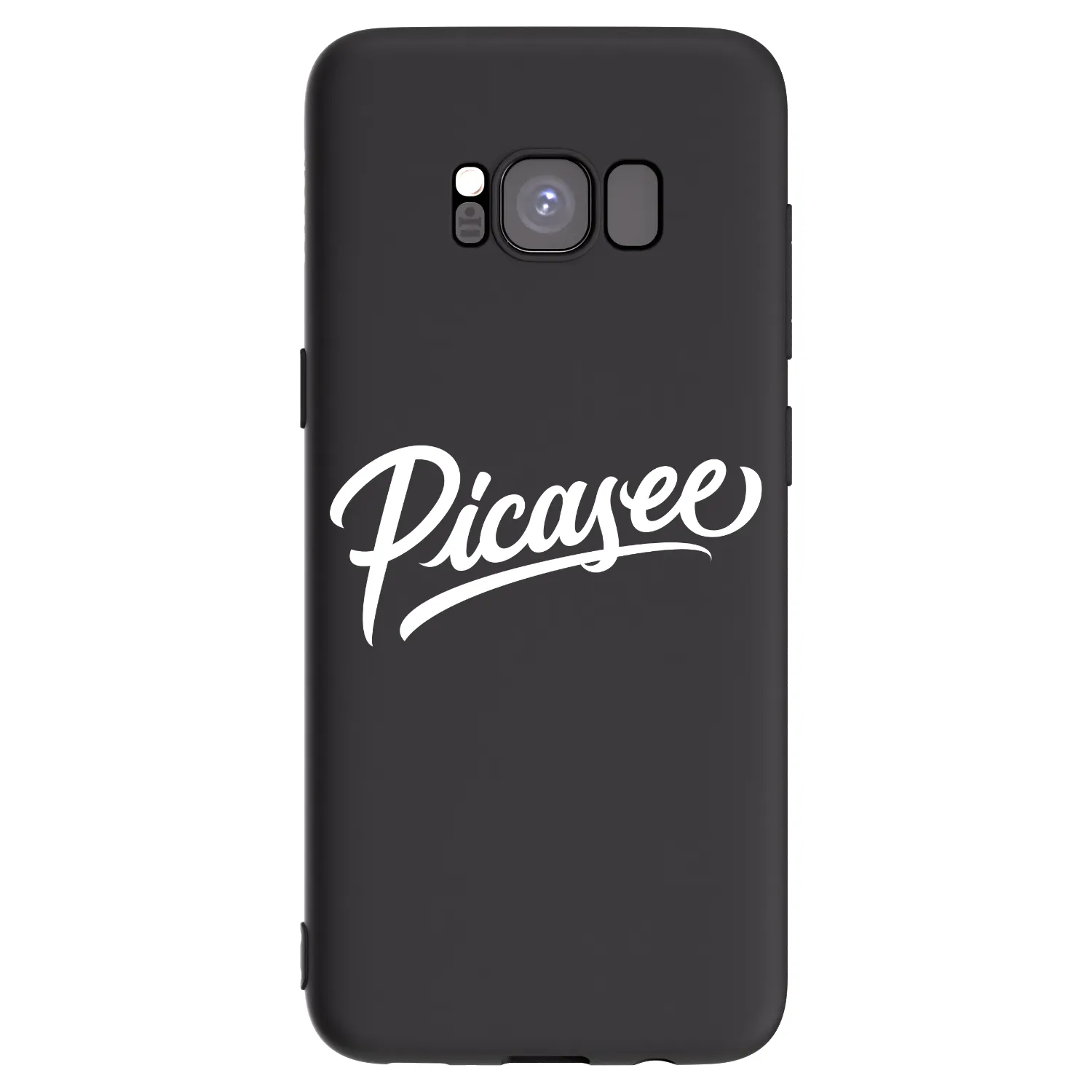Picasee husă neagră din silicon pentru Samsung Galaxy S8 G950F - Picasee - old logo - white