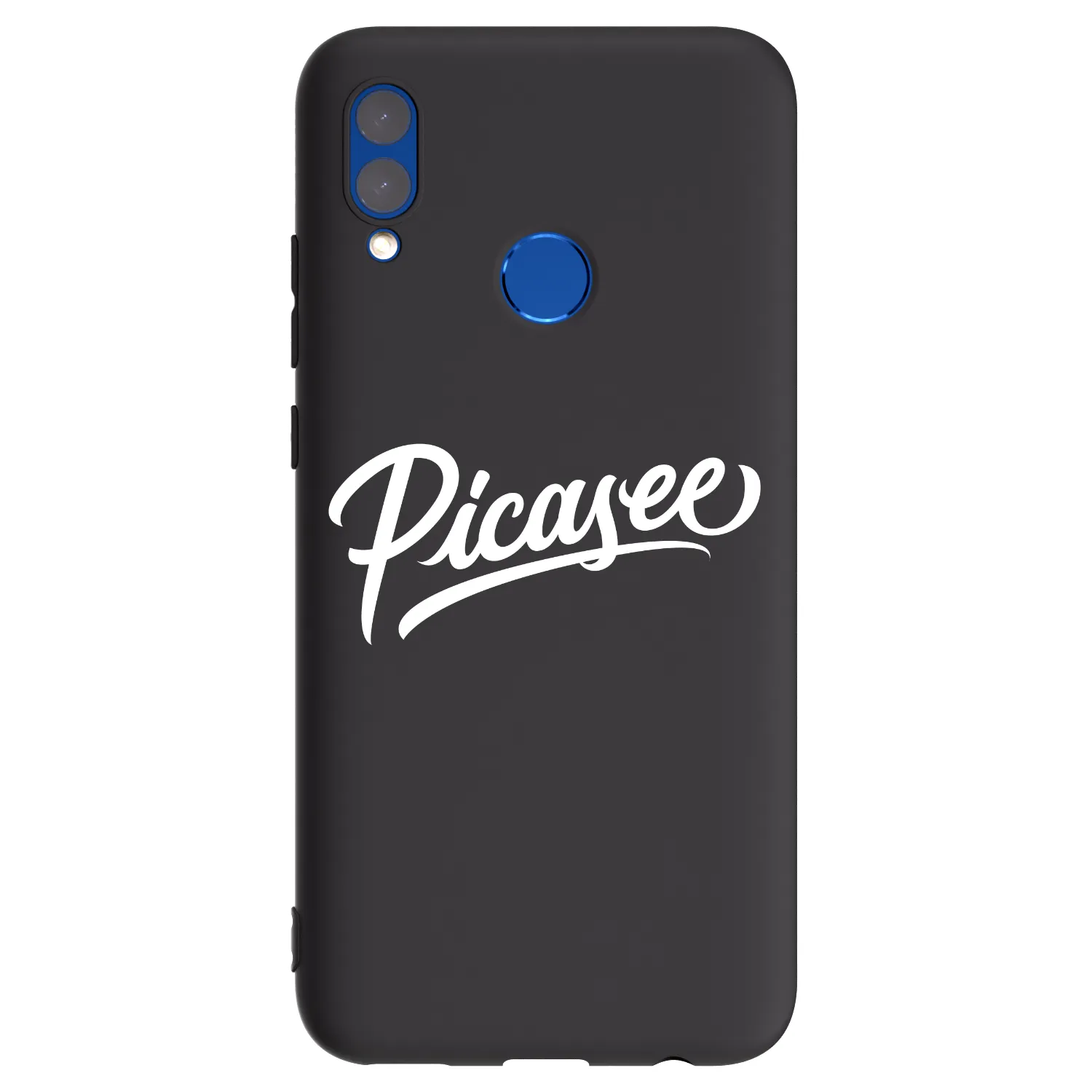 Picasee husă neagră din silicon pentru Honor 10 Lite - Picasee - old logo - white