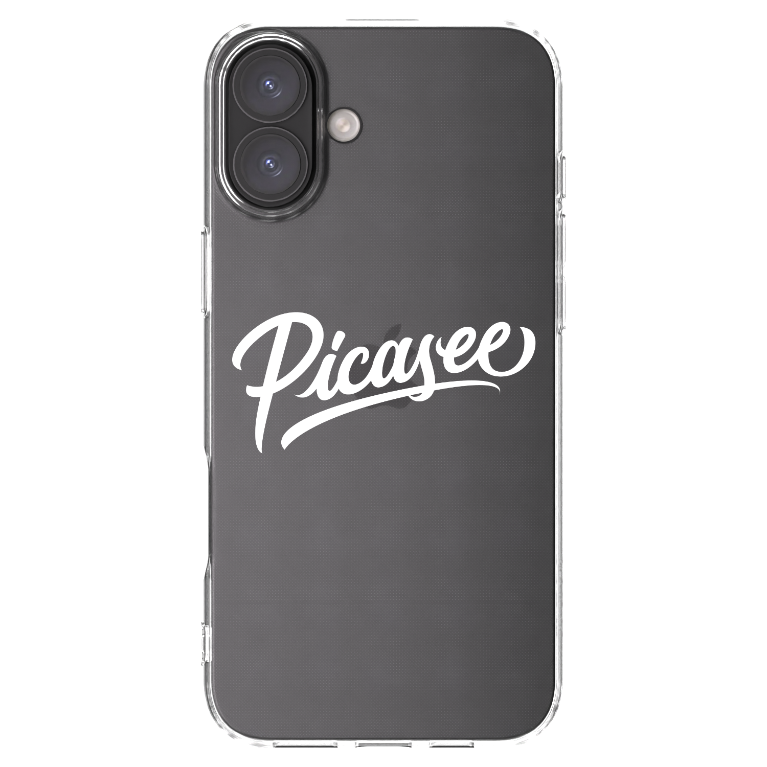 Picasee husă transparentă din silicon pentru Apple iPhone 16 Plus - Picasee - old logo - white