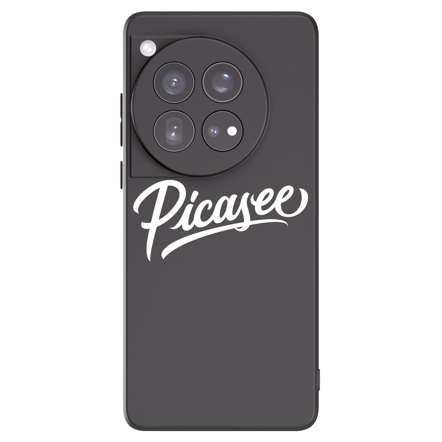 Picasee husă neagră din silicon pentru OnePlus 12 5G - Picasee - old logo - white