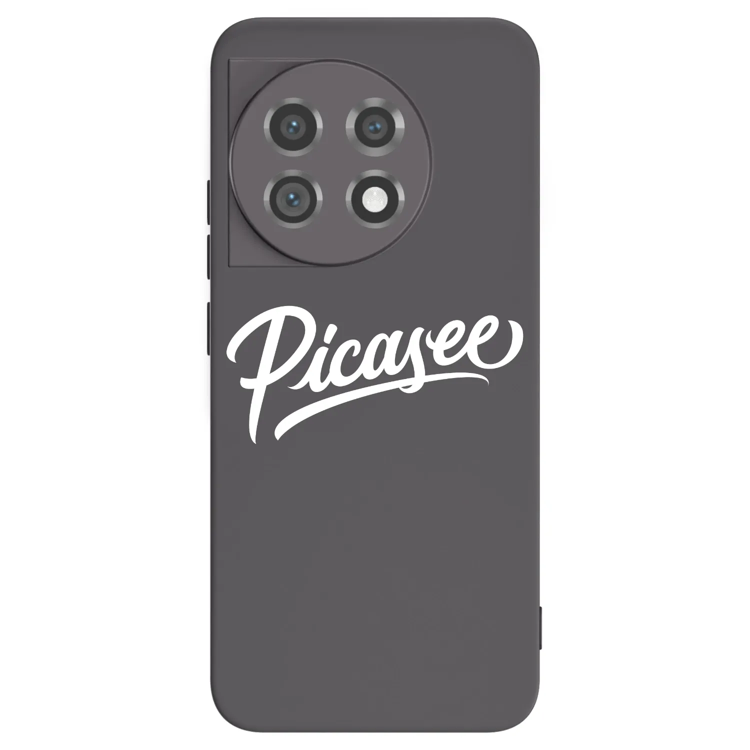 Picasee husă neagră din silicon pentru OnePlus 11 5G - Picasee - old logo - white