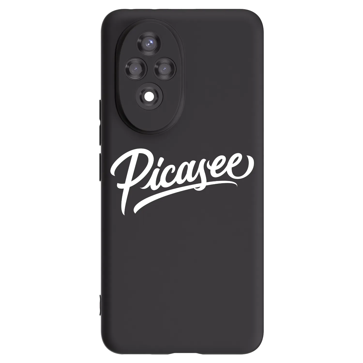 Picasee husă neagră din silicon pentru Honor 200 Pro 5G - Picasee - old logo - white