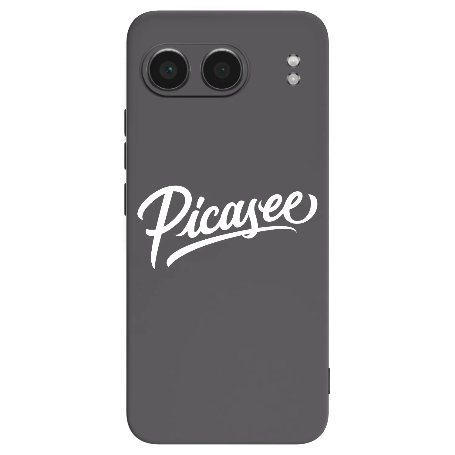Picasee husă neagră din silicon pentru OnePlus Nord 4 - Picasee - old logo - white