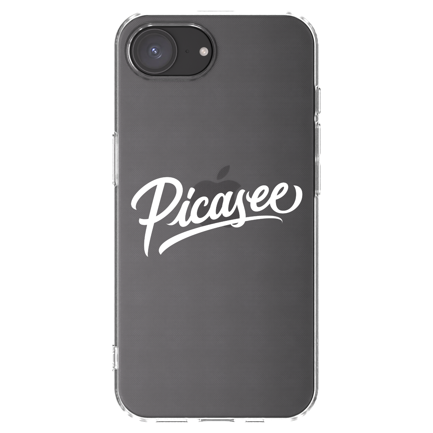 Picasee husă transparentă din silicon pentru Apple iPhone 16e - Picasee - old logo - white
