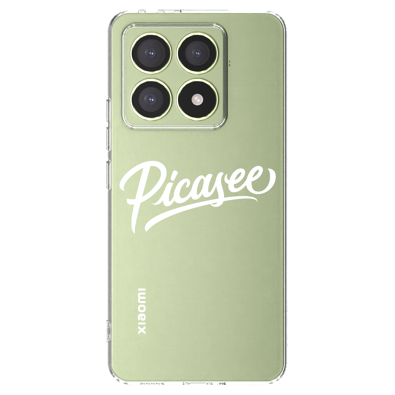 Picasee husă transparentă din silicon pentru Xiaomi 14T - Picasee - old logo - white