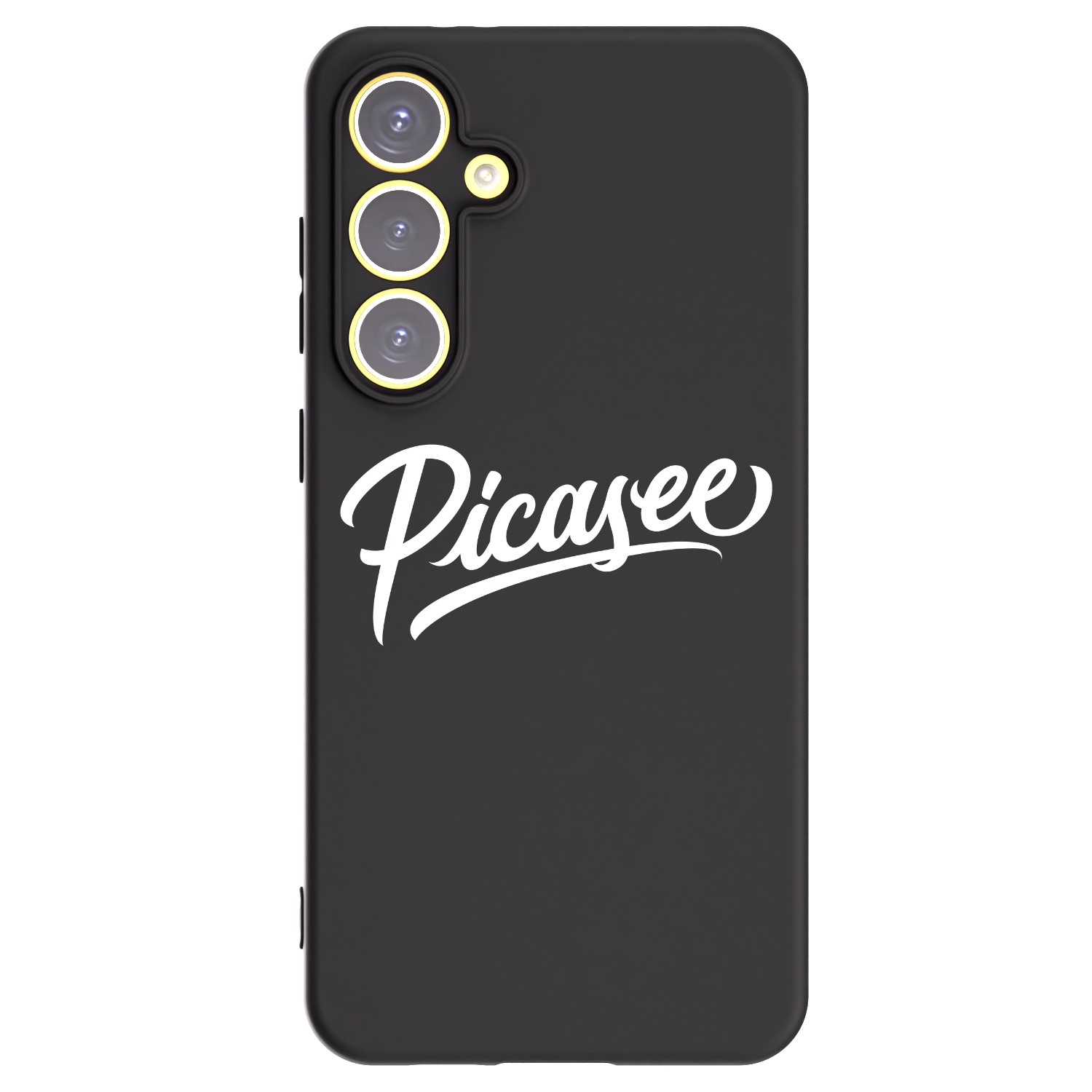 Picasee husă neagră din silicon pentru Samsung Galaxy S24 FE S721B - Picasee - old logo - white