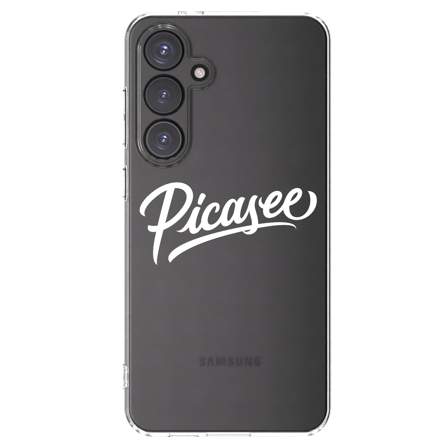 Picasee husă transparentă din silicon pentru Samsung Galaxy S24 FE S721B - Picasee - old logo - white