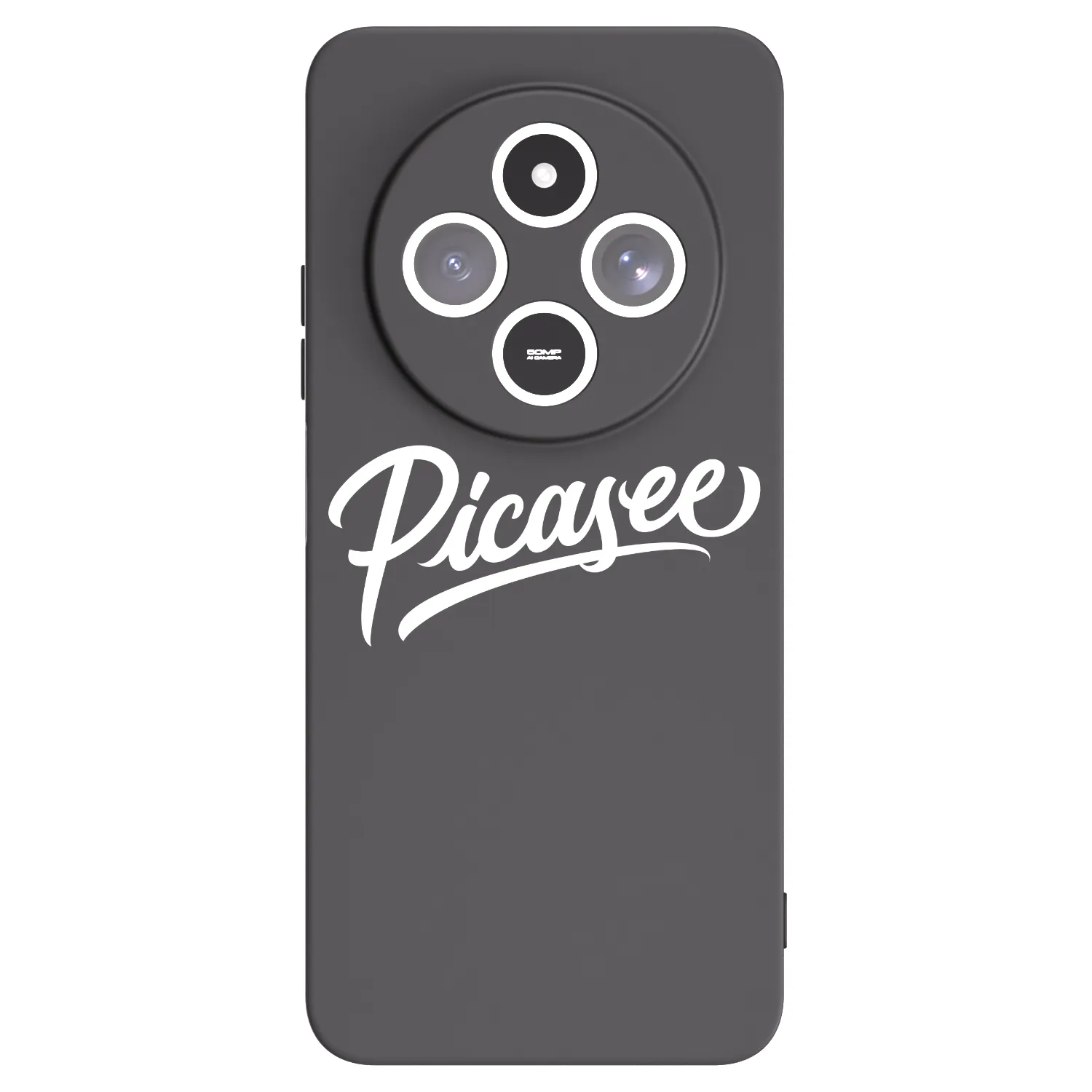 Picasee husă neagră din silicon pentru Xiaomi Redmi 14C - Picasee - old logo - white