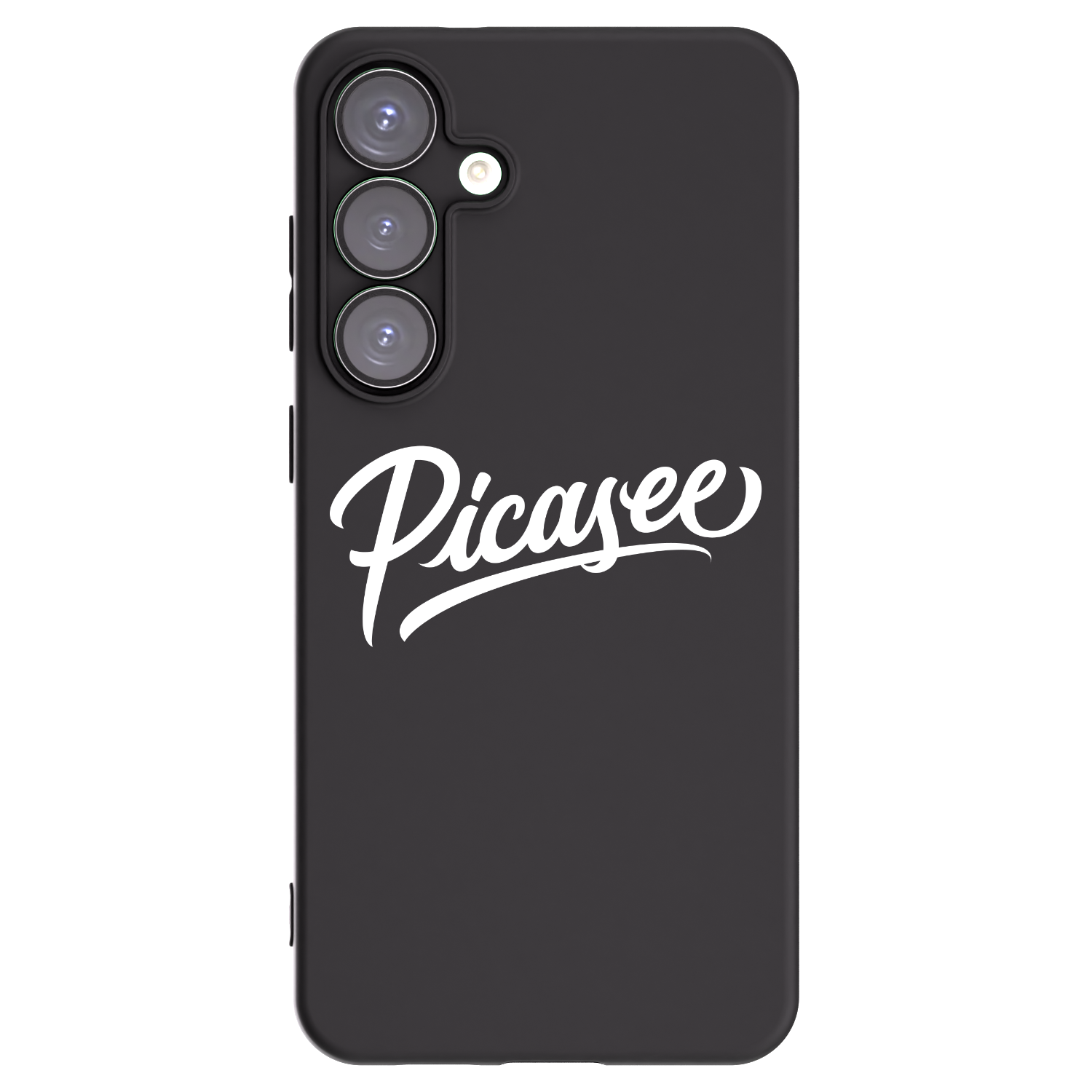 Picasee husă neagră din silicon pentru Samsung Galaxy S25+ 5G - Picasee - old logo - white