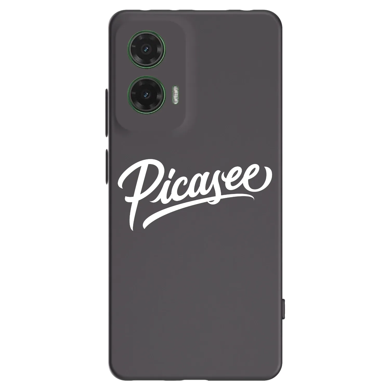 Picasee husă neagră din silicon pentru Motorola Moto G35 5G - Picasee - old logo - white