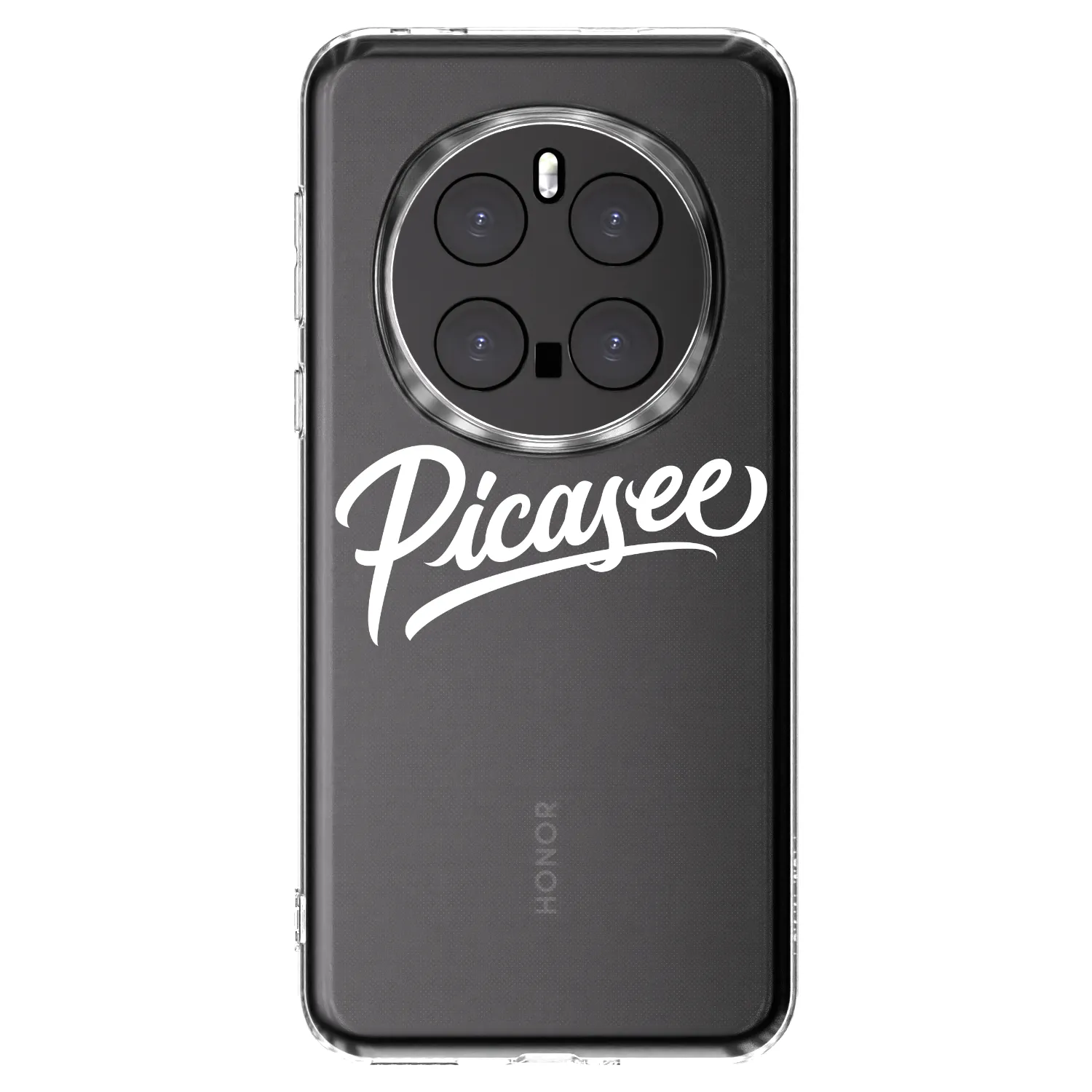 Picasee husă transparentă din silicon pentru Honor Magic7 Pro 5G - Picasee - old logo - white