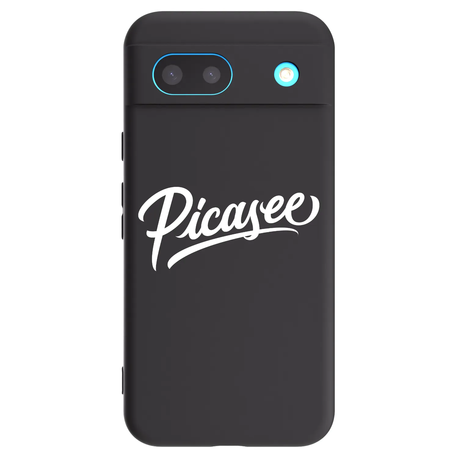 Picasee husă neagră din silicon pentru Google Pixel 8 - Picasee - old logo - white
