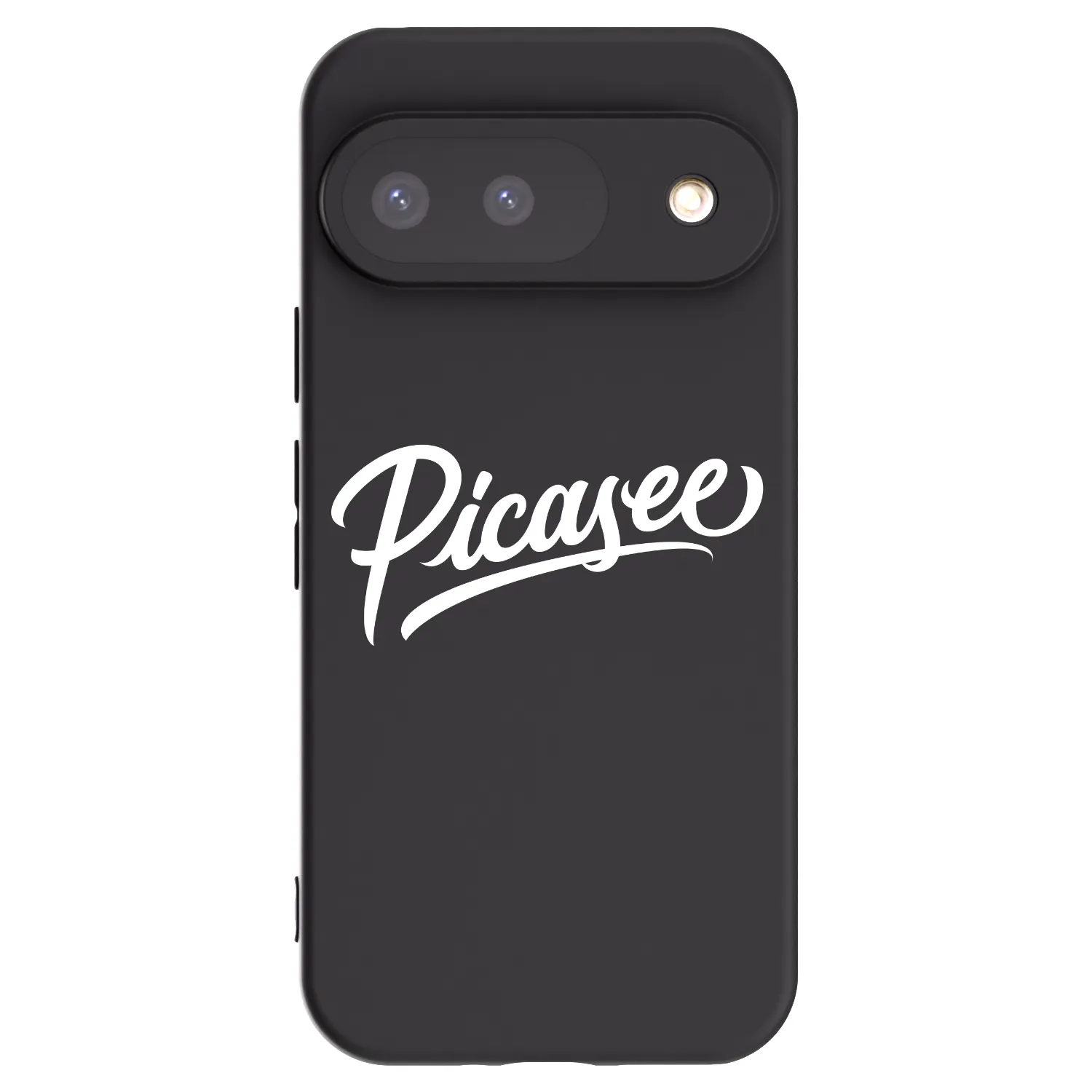 Picasee husă neagră din silicon pentru Google Pixel 9 - Picasee - old logo - white
