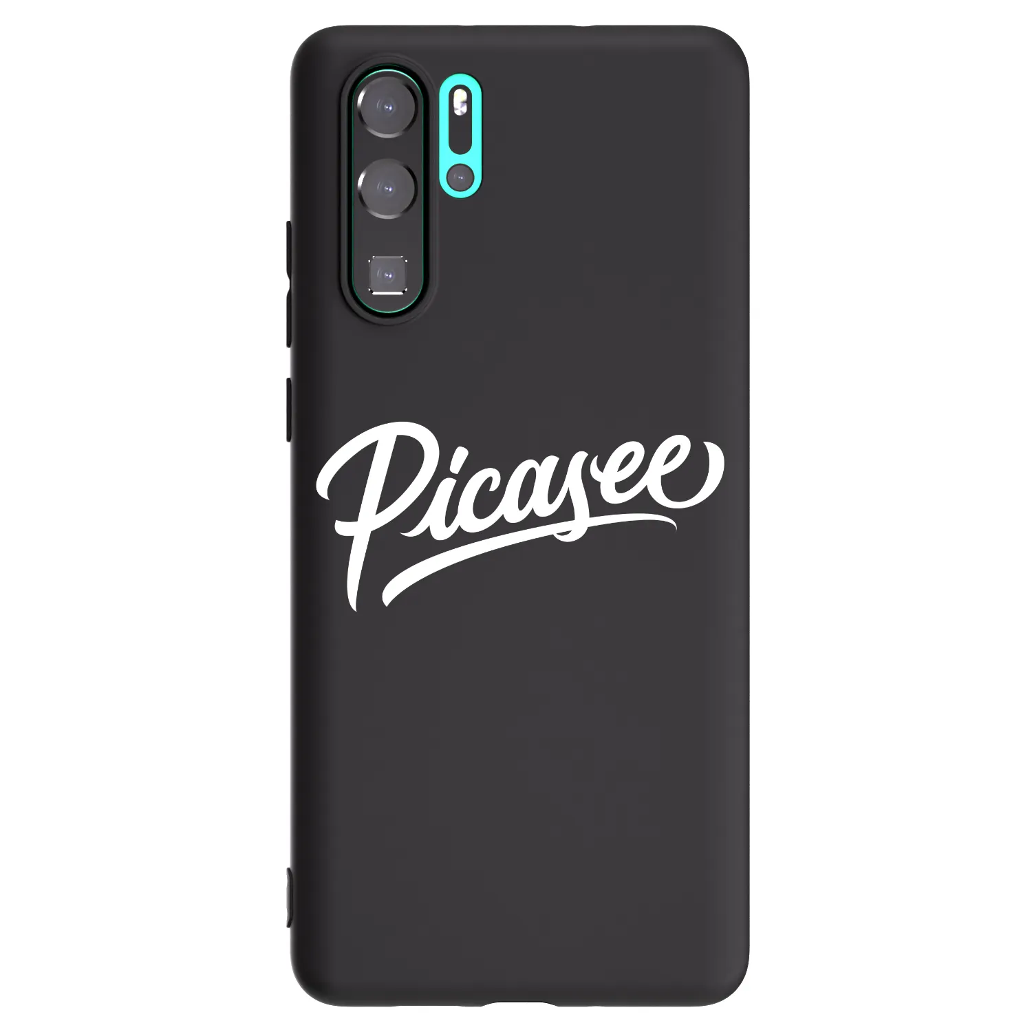 Picasee husă neagră din silicon pentru Huawei P30 Pro - Picasee - old logo - white
