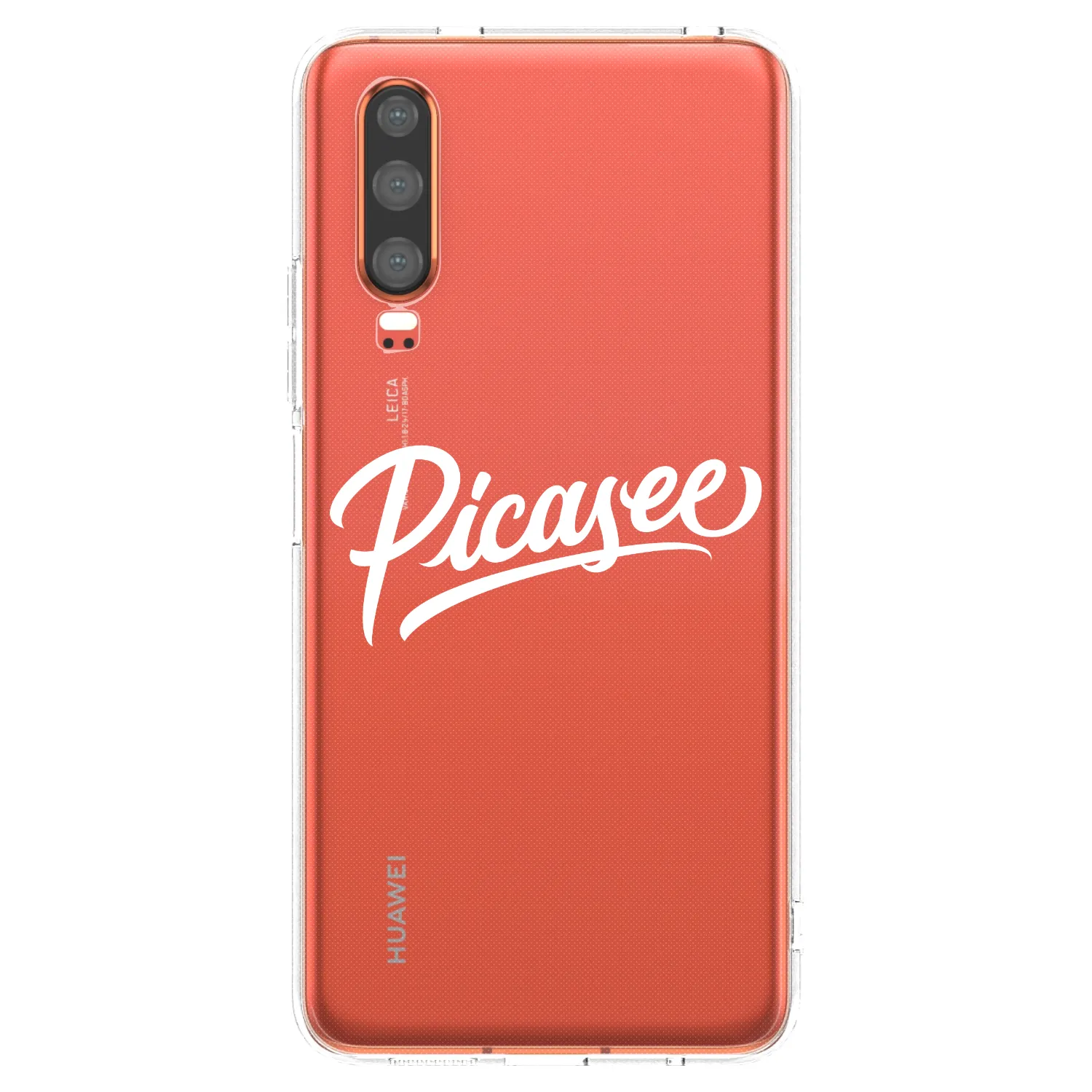 Picasee husă transparentă din silicon pentru Huawei P30 - Picasee - old logo - white