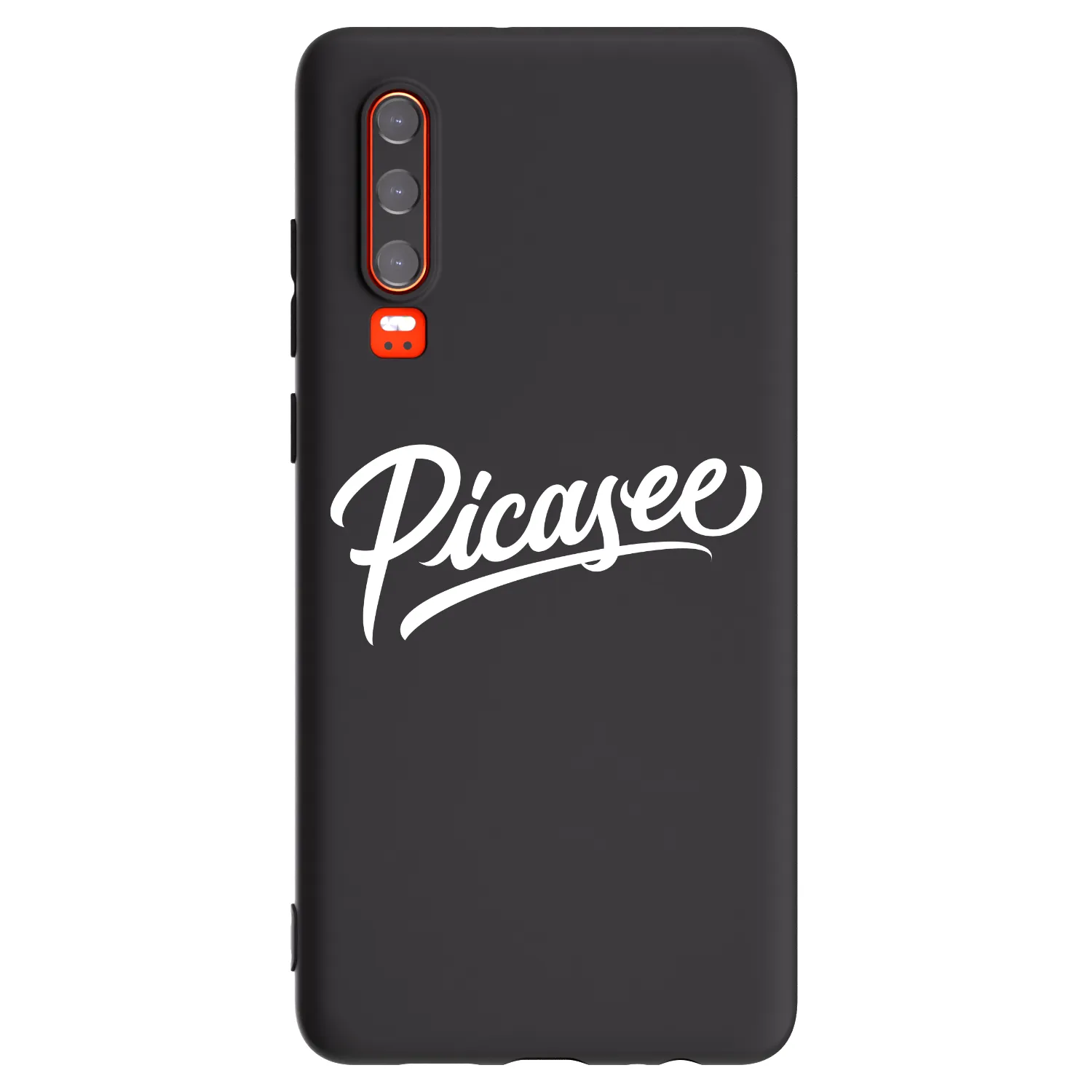 Picasee husă neagră din silicon pentru Huawei P30 - Picasee - old logo - white
