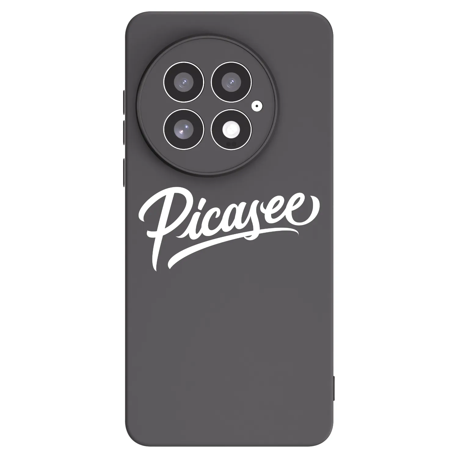 Picasee husă neagră din silicon pentru OnePlus 13 5G - Picasee - old logo - white