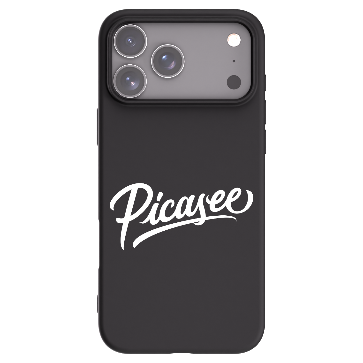 Picasee husă neagră din silicon pentru Apple iPhone 17 Pro Max - Picasee - old logo - white