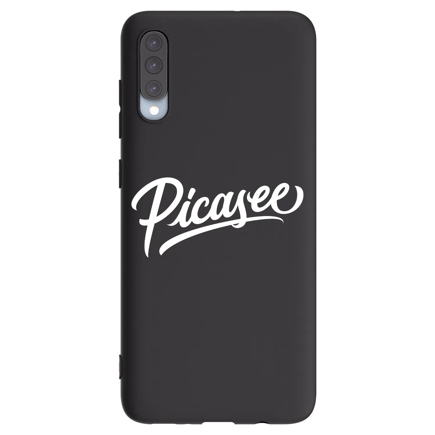 Picasee husă neagră din silicon pentru Samsung Galaxy A70 A705F - Picasee - old logo - white