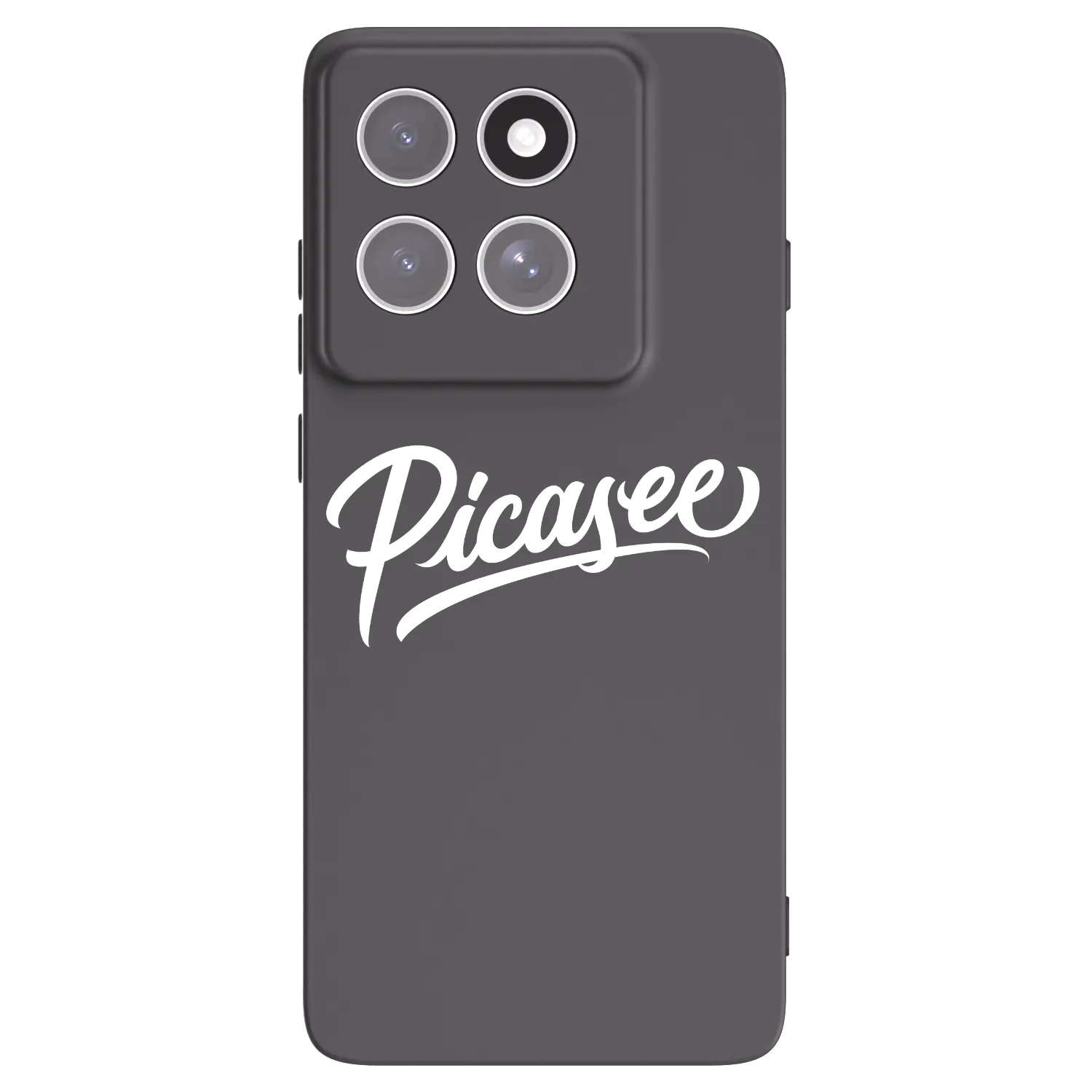 Picasee husă neagră din silicon pentru Motorola Edge 60 Pro - Picasee - old logo - white