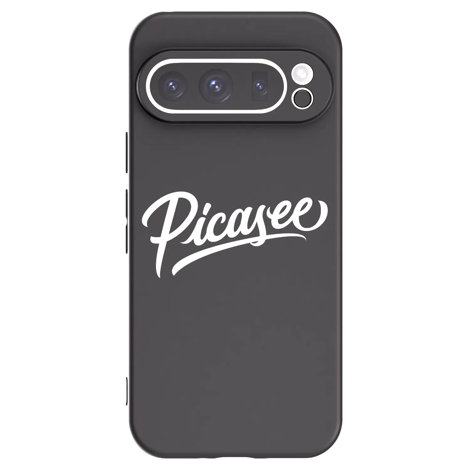 Picasee husă neagră din silicon pentru Google Pixel 9 Pro XL - Picasee - old logo - white