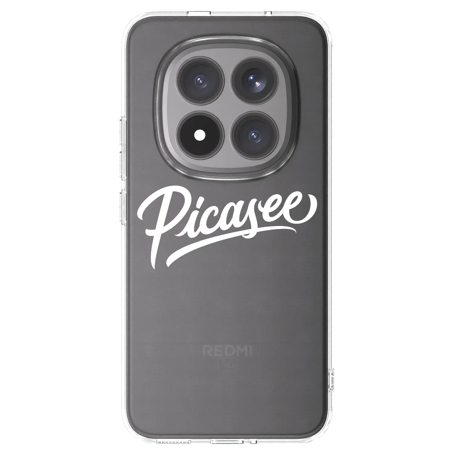 Picasee husă transparentă din silicon pentru Xiaomi Redmi Note 15 Pro+ - Picasee - old logo - white