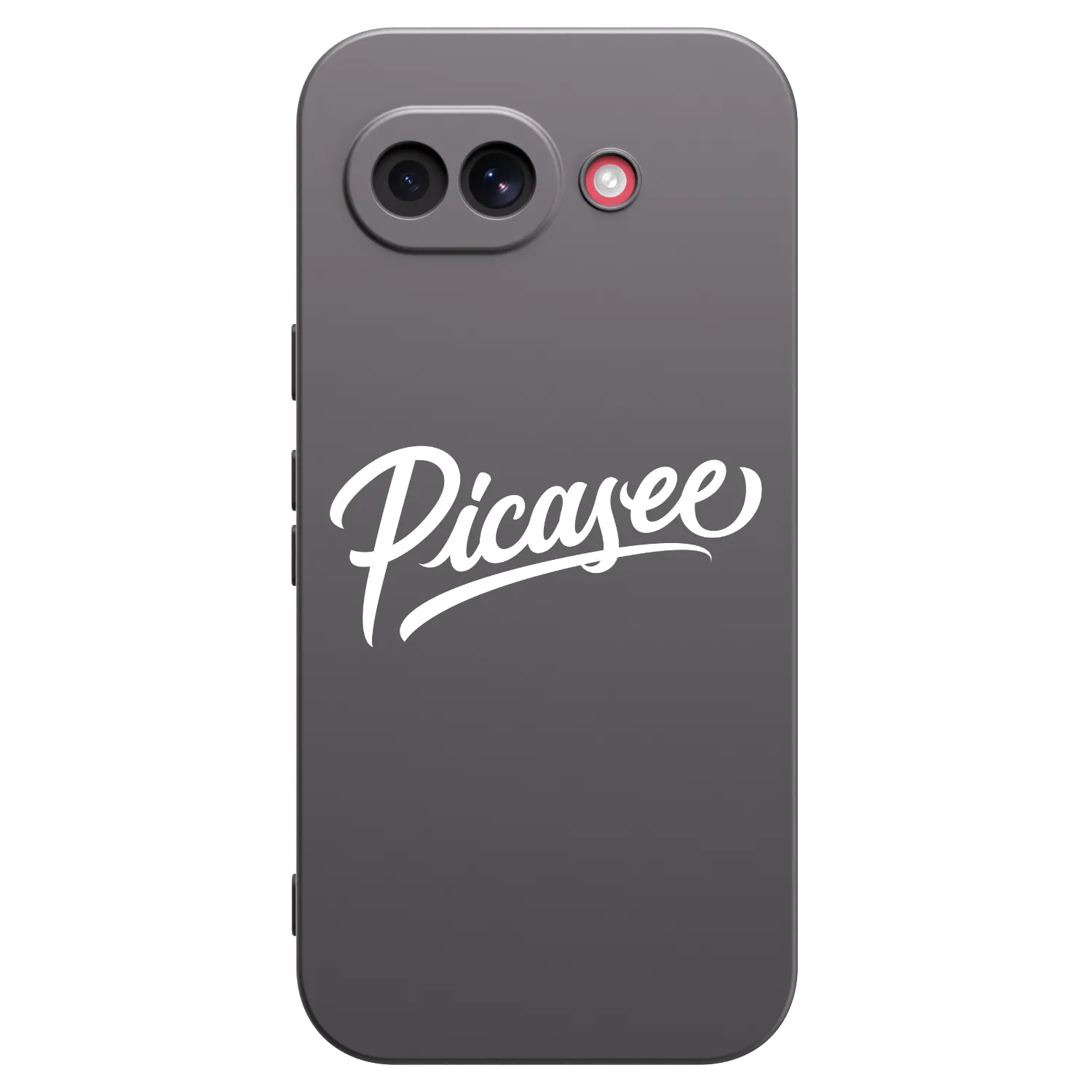 Picasee husă neagră din silicon pentru Google Pixel 10a - Picasee - old logo - white