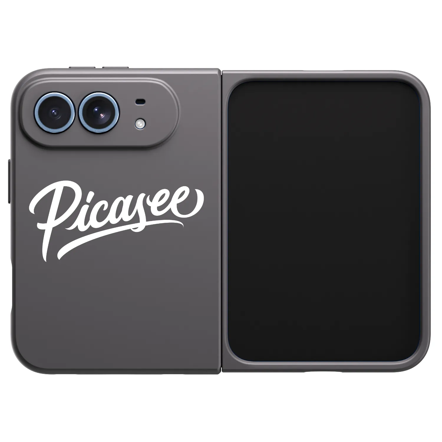 Picasee husă neagră din silicon pentru Apple iPhone Duo - Picasee - old logo - white