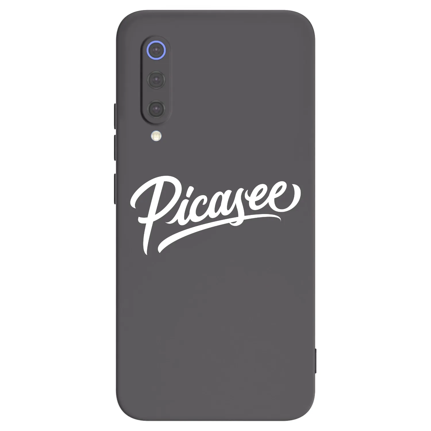 Picasee husă neagră din silicon pentru Xiaomi Mi 9 SE - Picasee - old logo - white