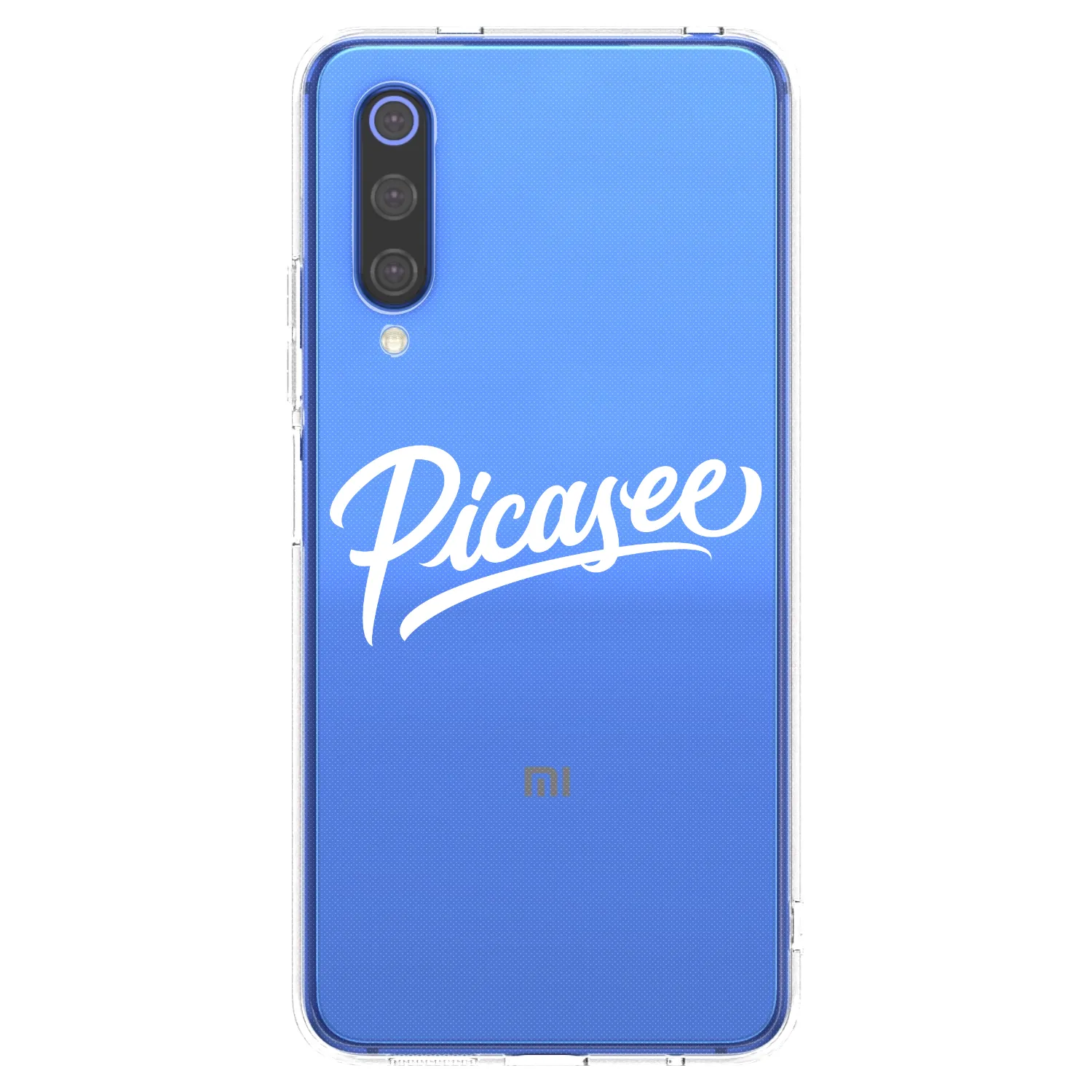 Picasee husă transparentă din silicon pentru Xiaomi Mi 9 SE - Picasee - old logo - white
