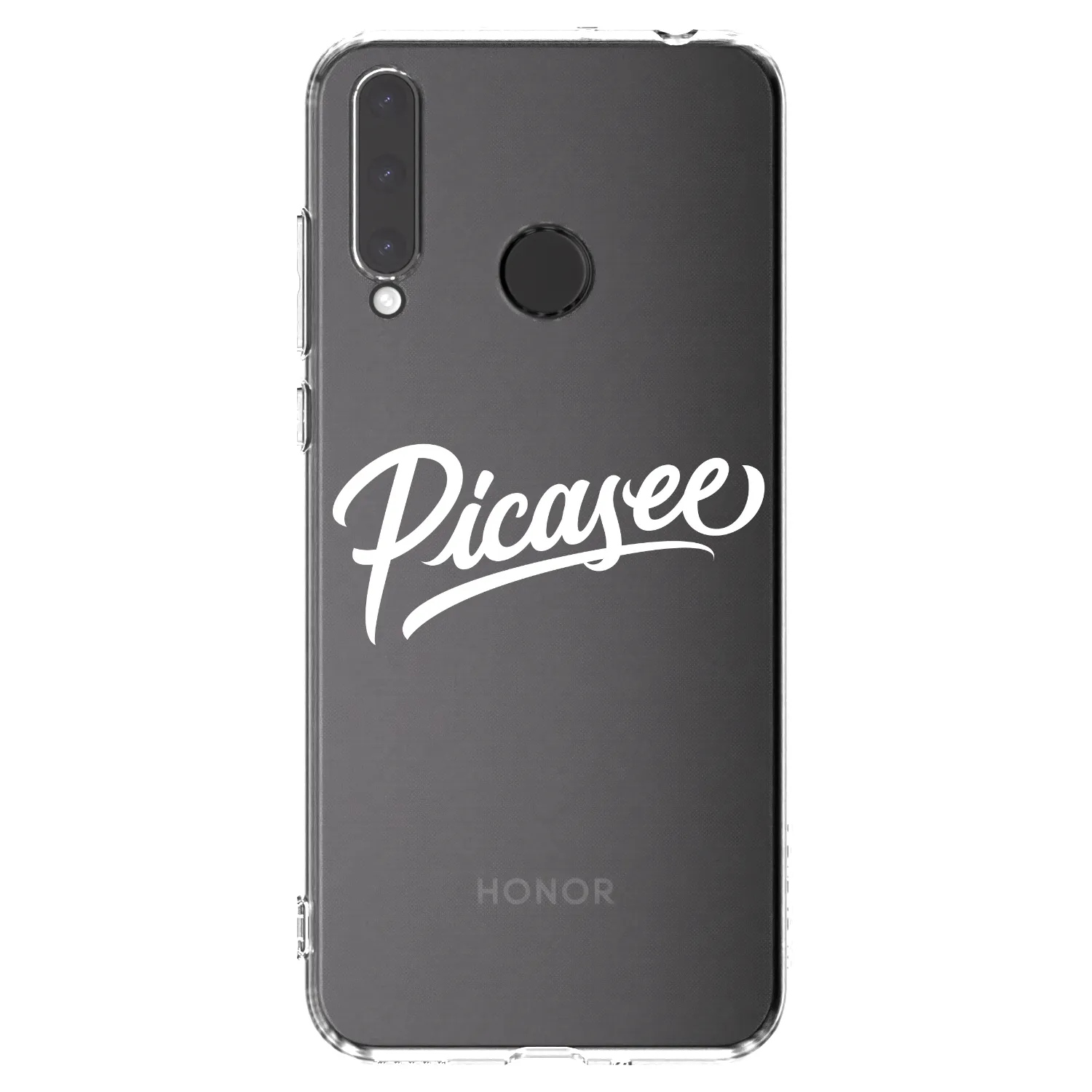 Picasee husă transparentă din silicon pentru Honor 20 Lite - Picasee - old logo - white