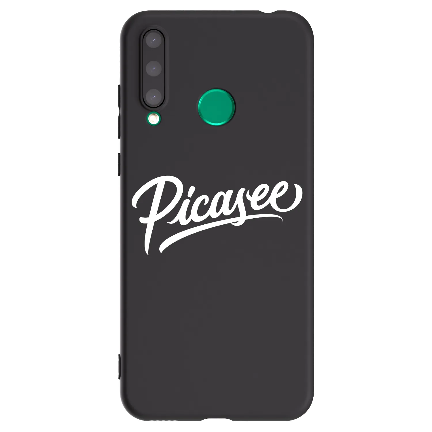 Picasee husă neagră din silicon pentru Honor 20 Lite - Picasee - old logo - white