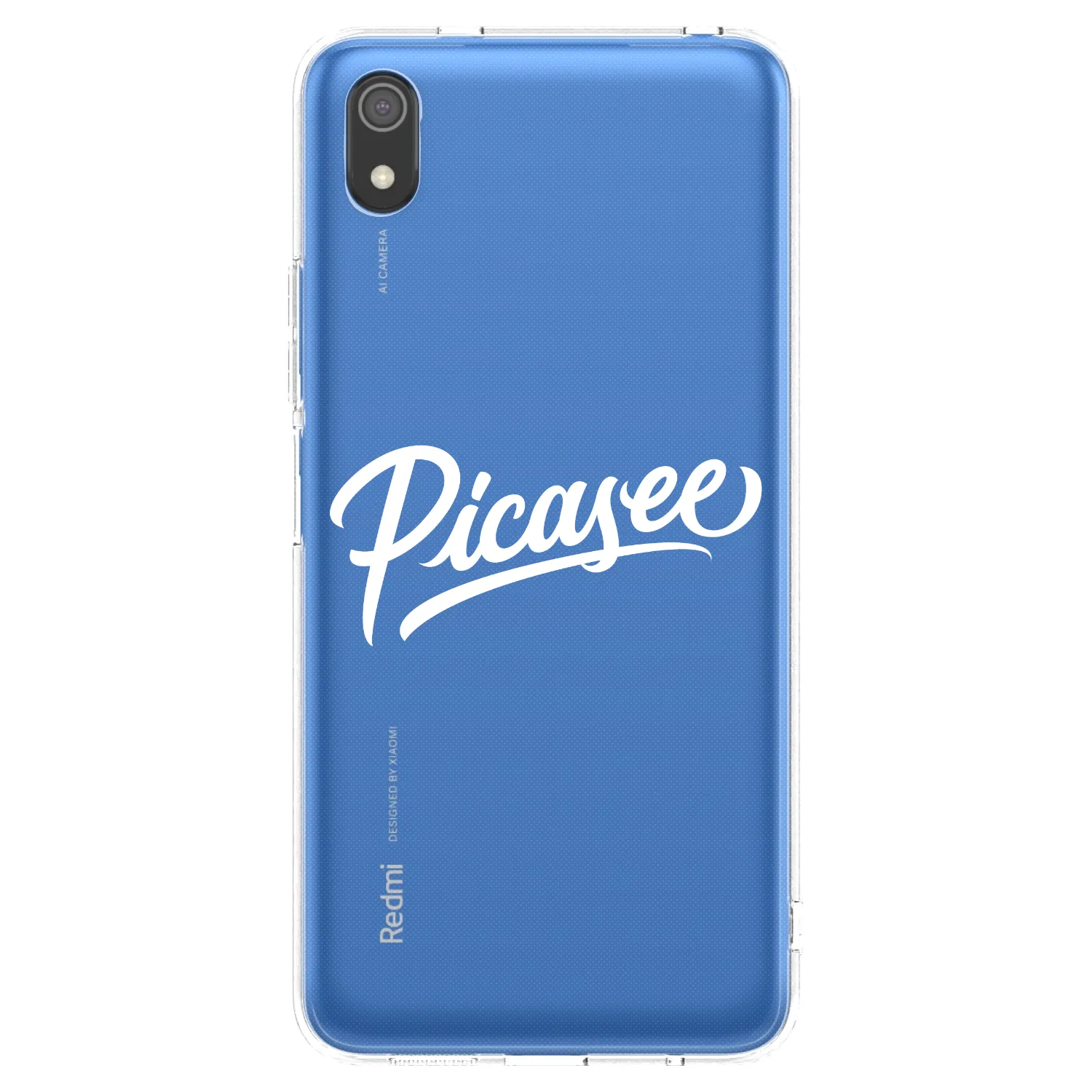 Picasee husă transparentă din silicon pentru Xiaomi Redmi 7A - Picasee - old logo - white