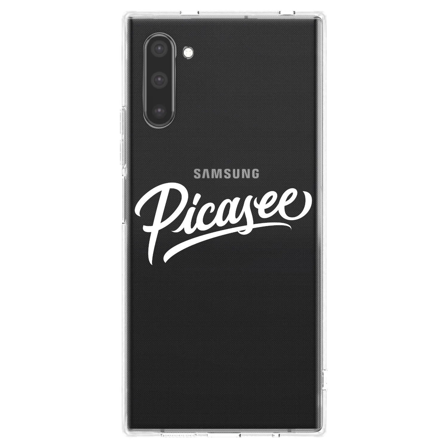 Picasee husă transparentă din silicon pentru Samsung Galaxy Note 10 N970F - Picasee - old logo - white