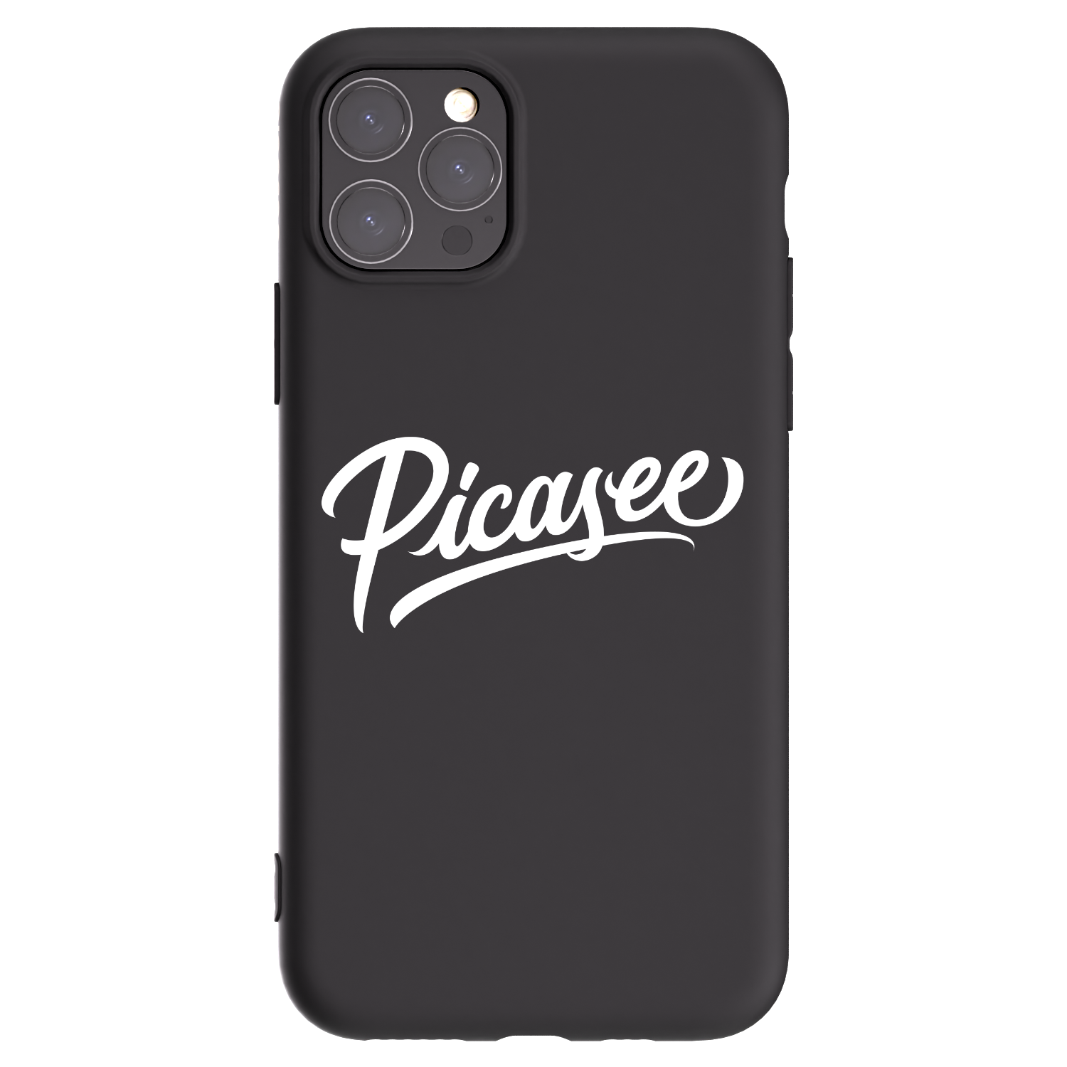 Picasee husă neagră din silicon pentru Apple iPhone 11 Pro - Picasee - old logo - white