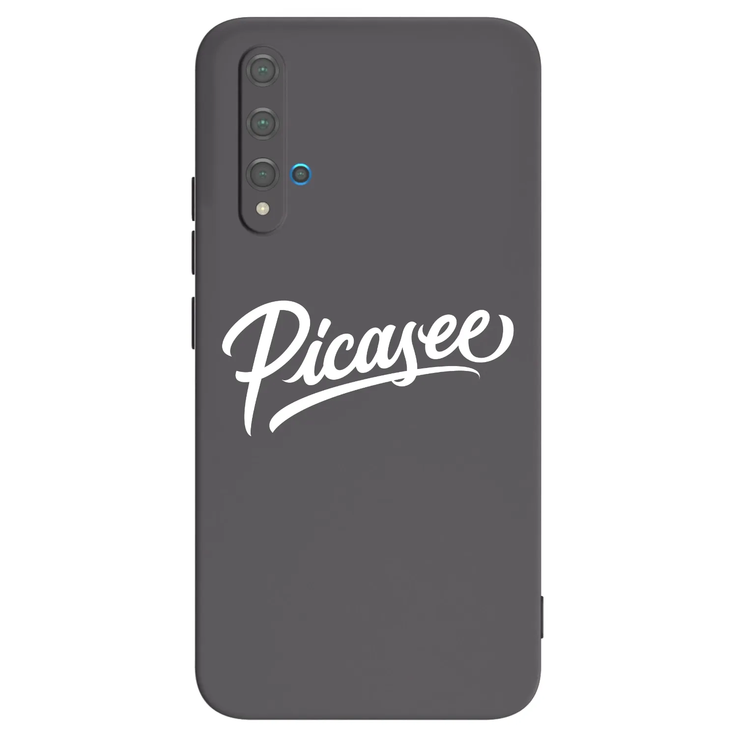 Picasee husă neagră din silicon pentru Huawei Nova 5T - Picasee - old logo - white