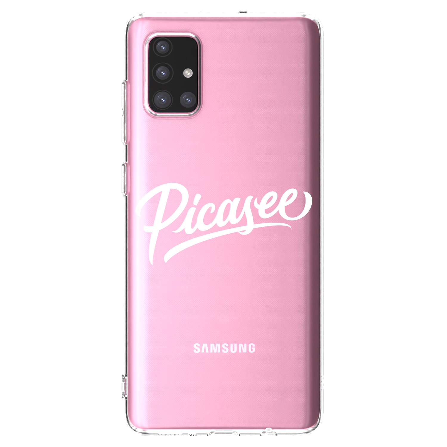 Picasee husă transparentă din silicon pentru Samsung Galaxy A71 A715F - Picasee - old logo - white