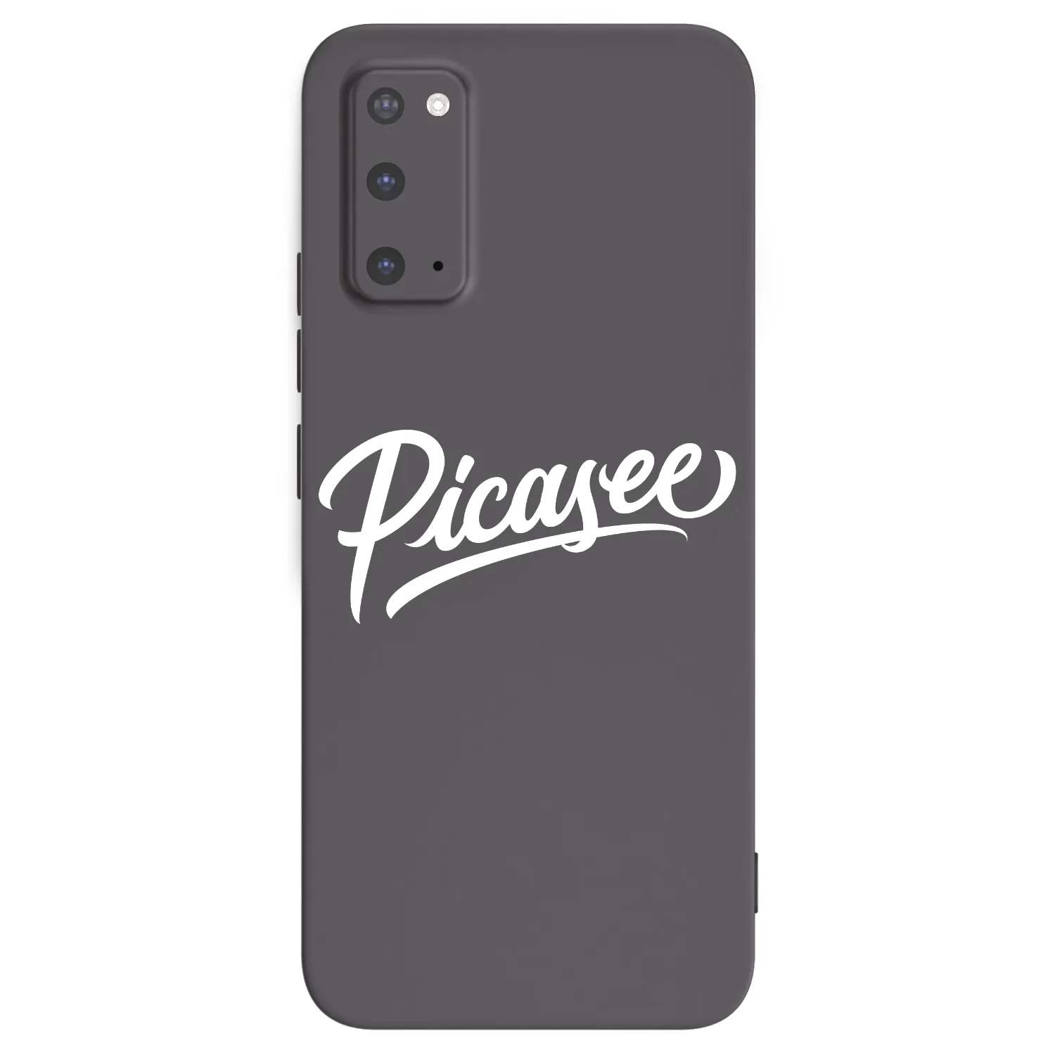 Picasee husă neagră din silicon pentru Samsung Galaxy S20 G980F - Picasee - old logo - white