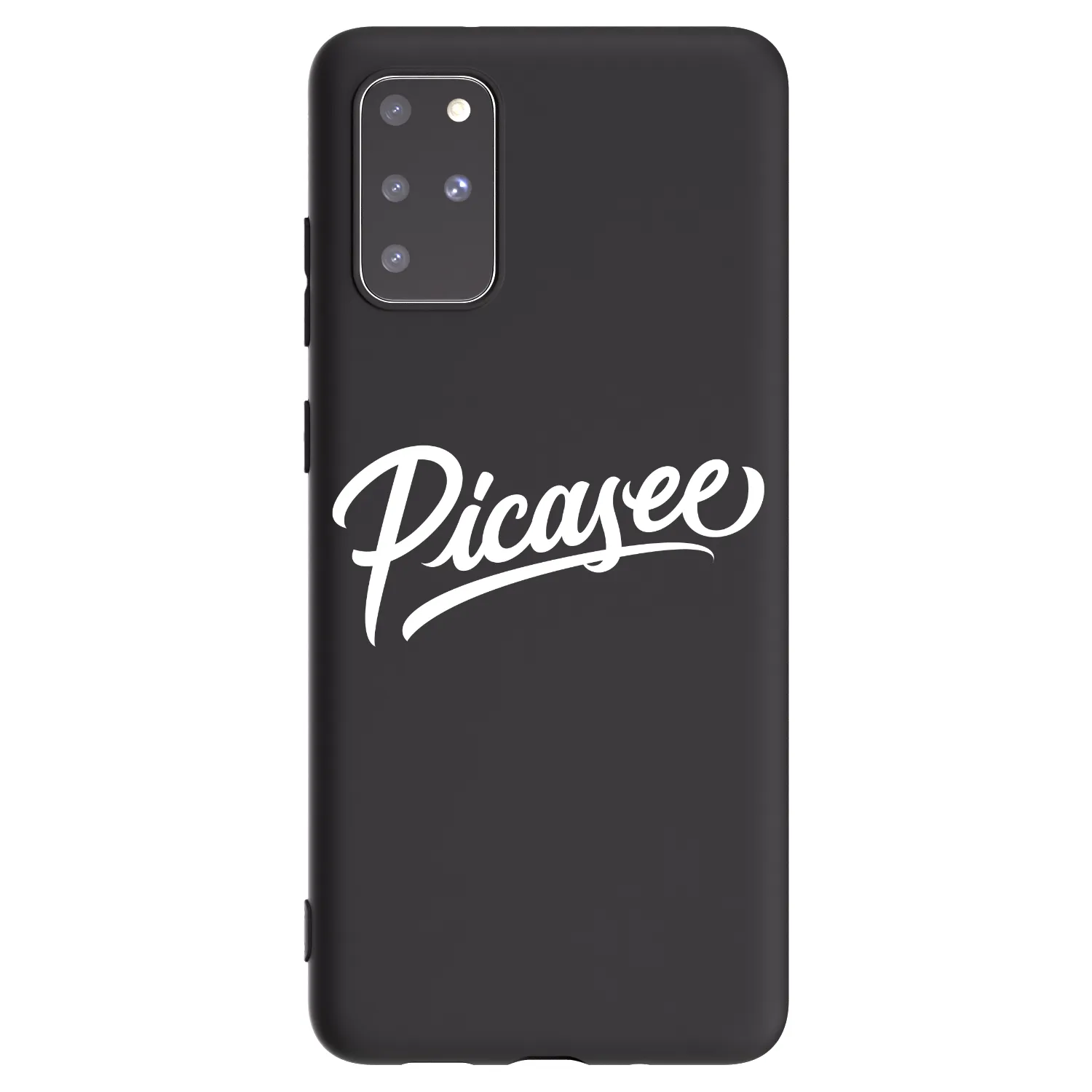 Picasee husă neagră din silicon pentru Samsung Galaxy S20+ G985F - Picasee - old logo - white