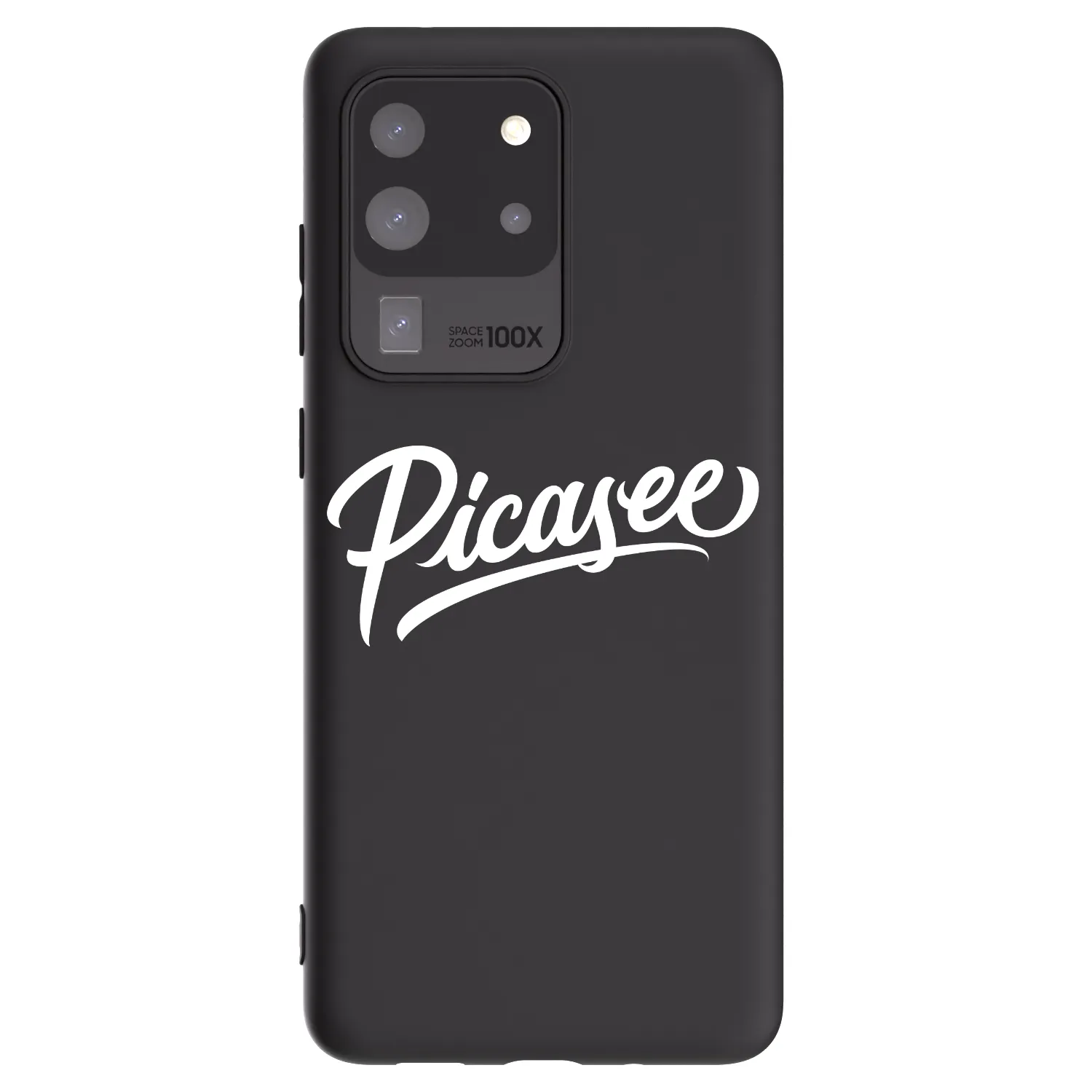 Picasee husă neagră din silicon pentru Samsung Galaxy S20 Ultra 5G G988F - Picasee - old logo - white