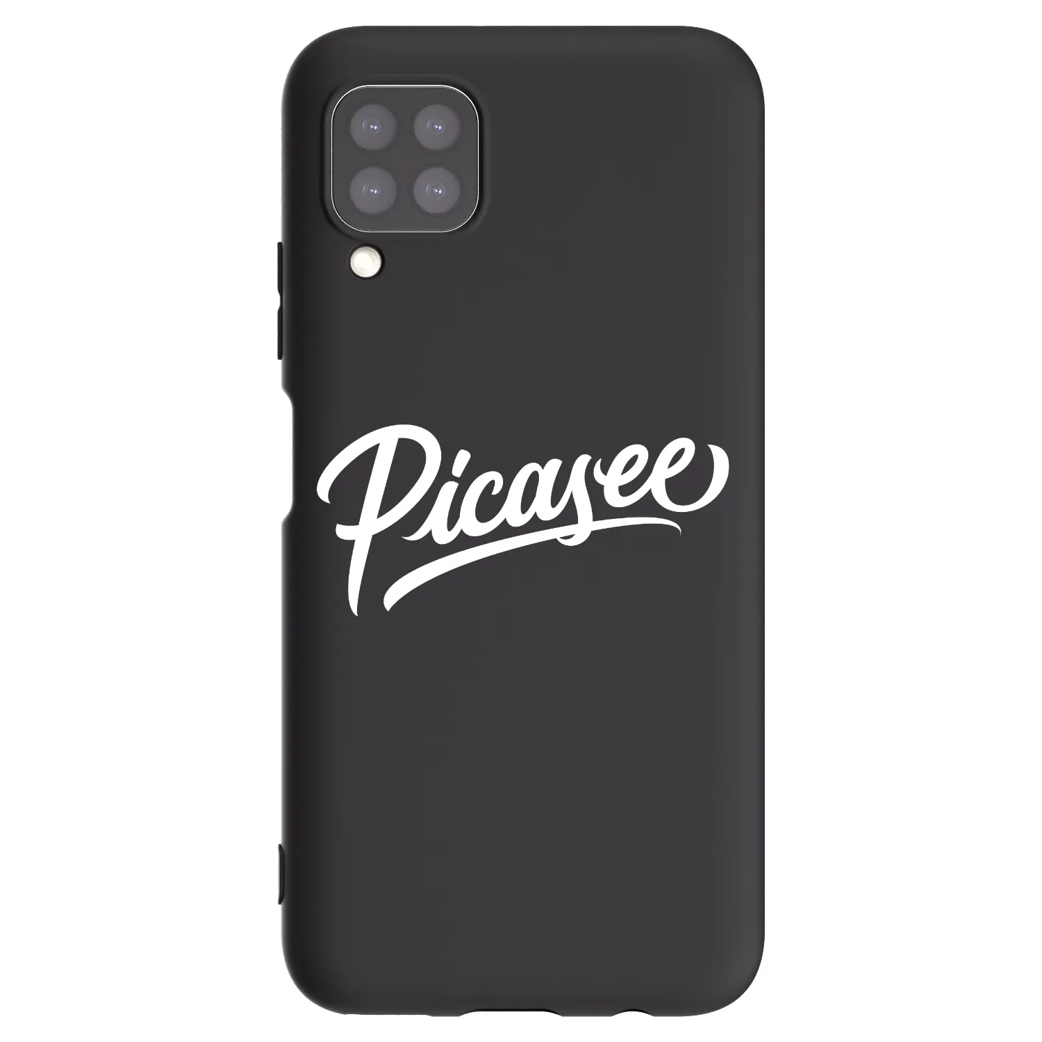 Picasee husă neagră din silicon pentru Huawei P40 Lite - Picasee - old logo - white