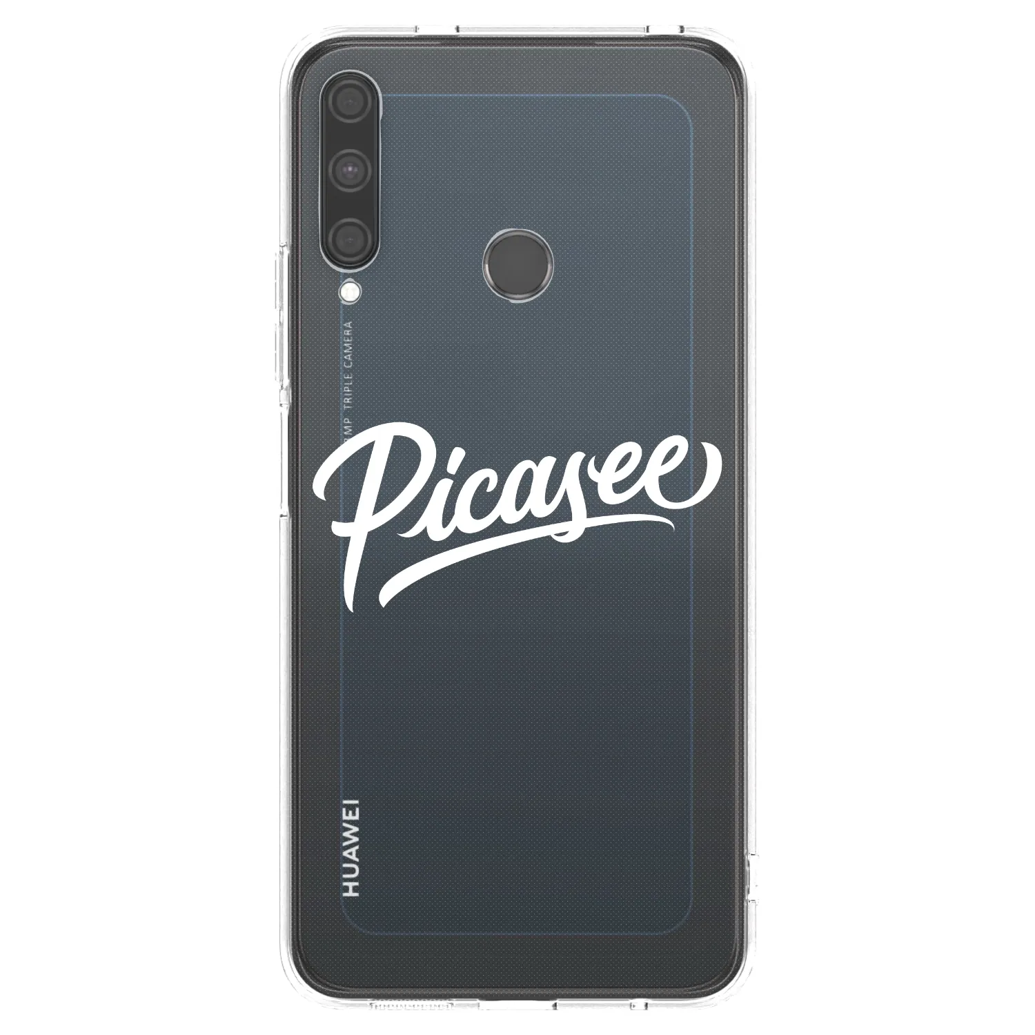 Picasee husă transparentă din silicon pentru Huawei P40 Lite E - Picasee - old logo - white