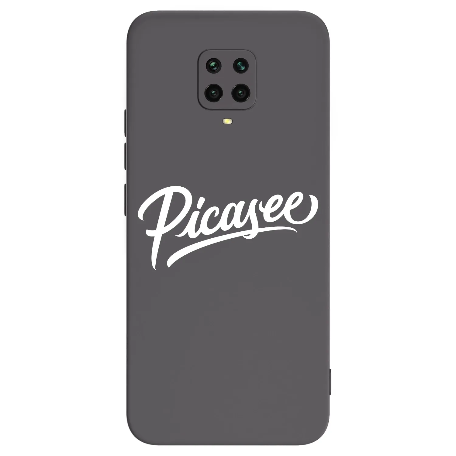 Picasee husă neagră din silicon pentru Xiaomi Redmi Note 9S - Picasee - old logo - white